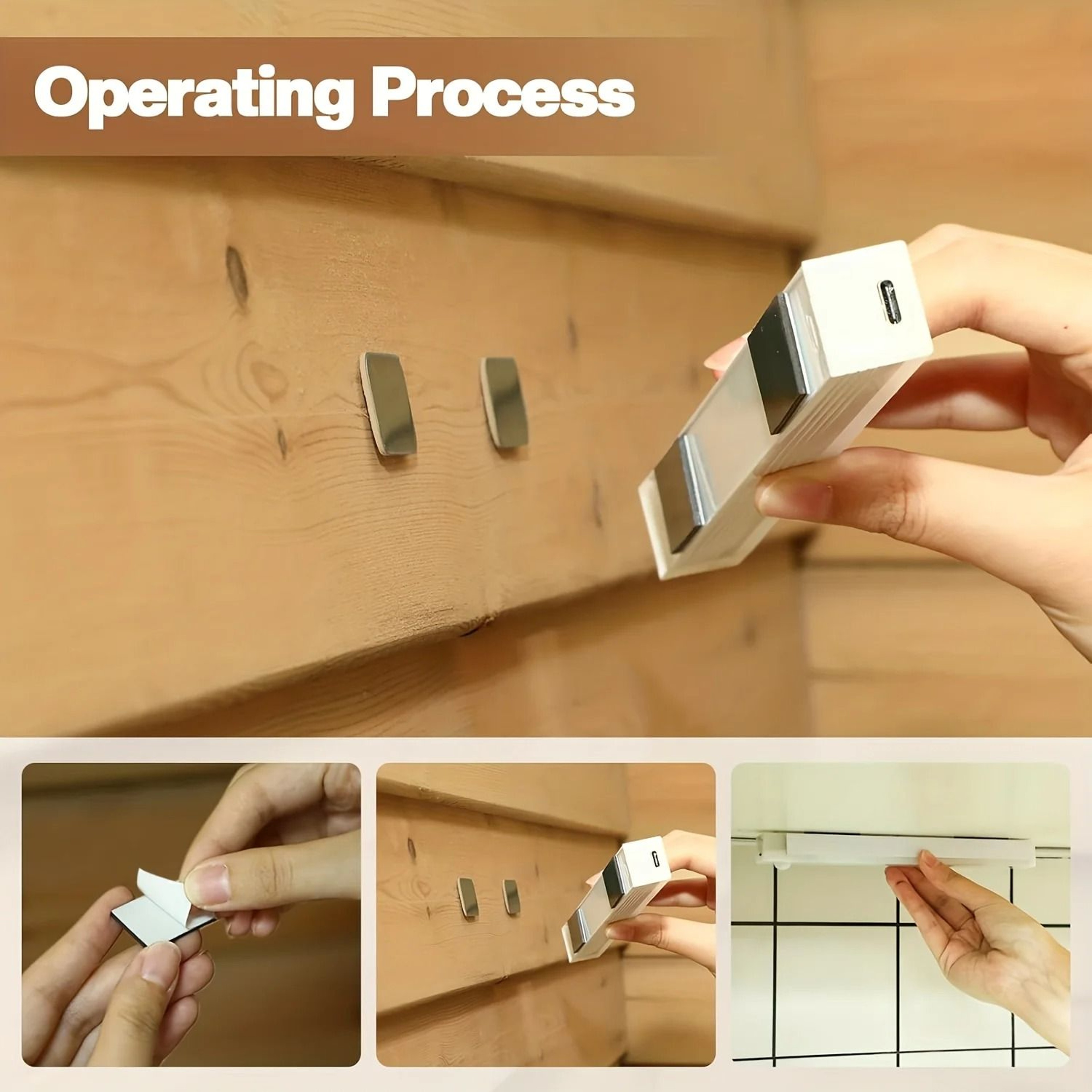 Rechargeable Motion Sensor Light Wireless LED Cabinet Lamp 3