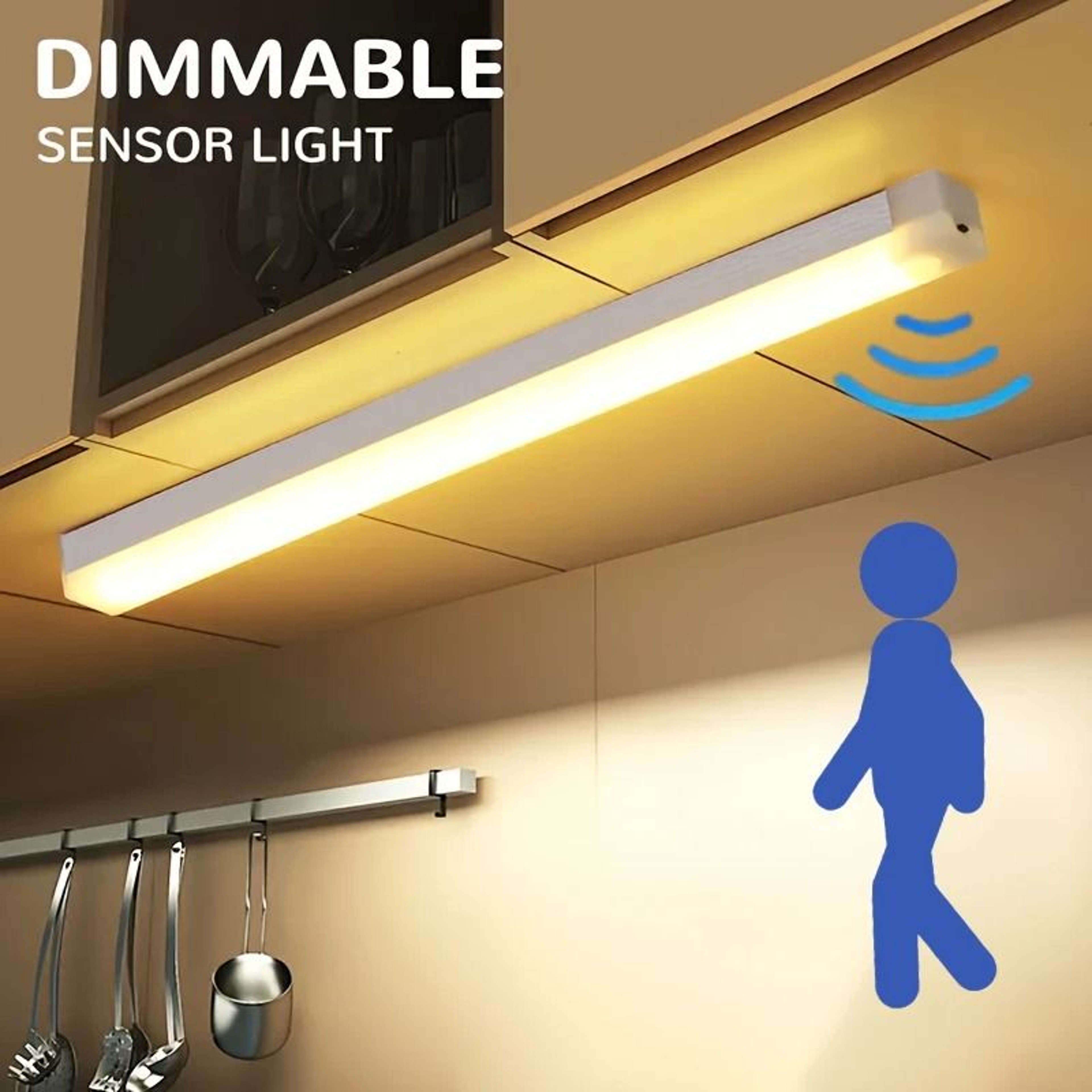 Rechargeable Motion Sensor Light Wireless LED Cabinet Lamp 8