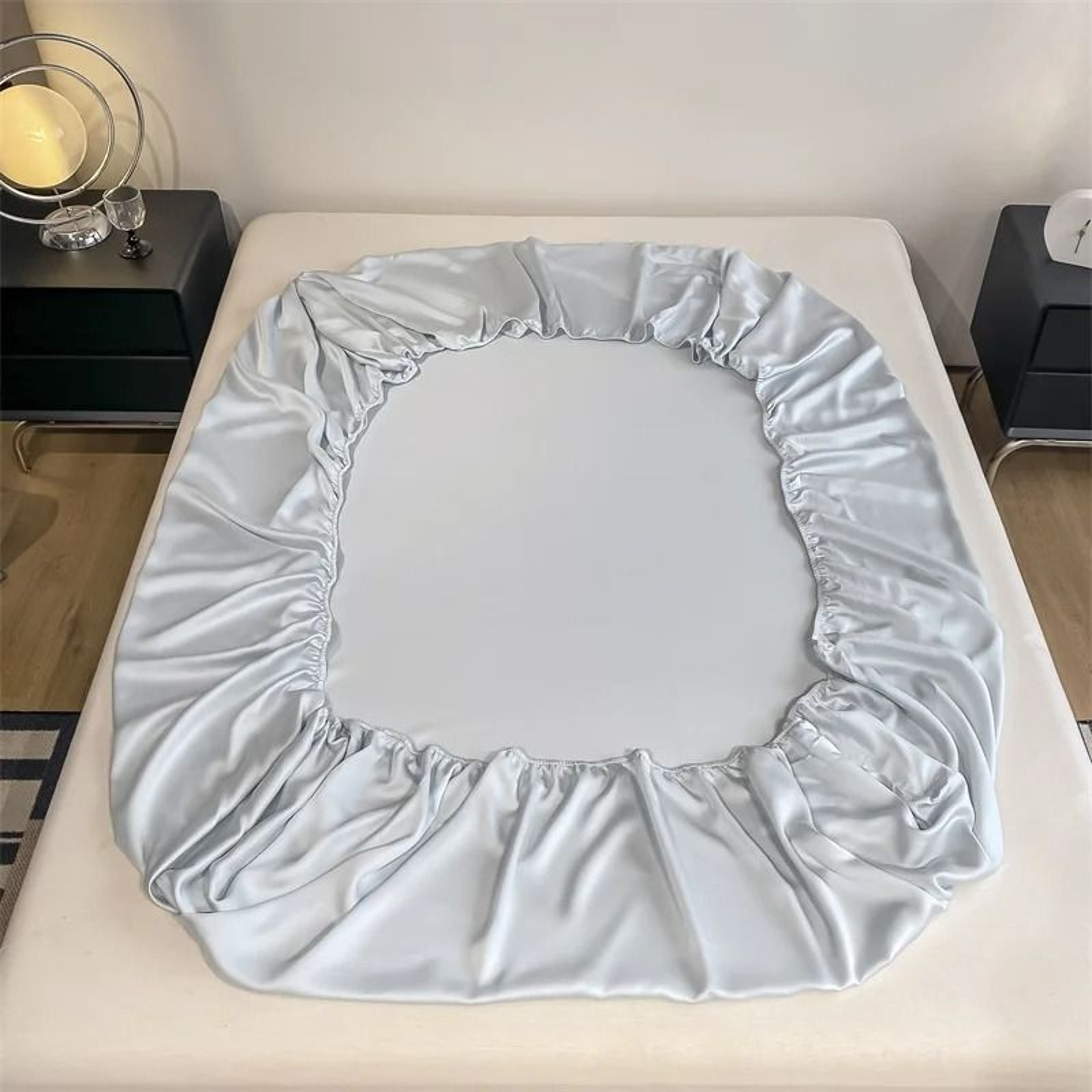 Mulberry Silk Fitted Sheet Soft Elastic Silk Mattress Cover 11