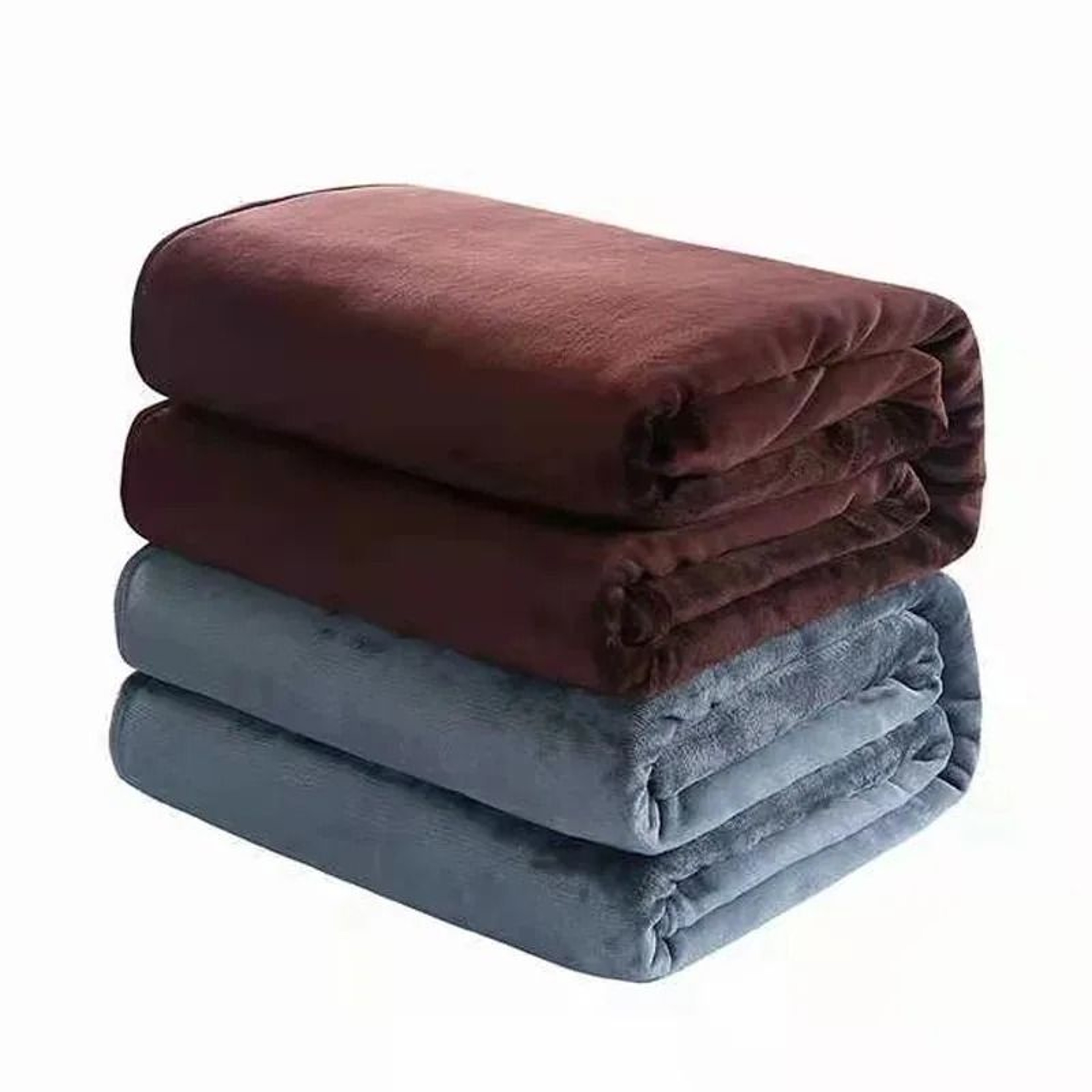 Coral Fleece Flannel Blanket Soft Warm Solid Color Bed Throw 14