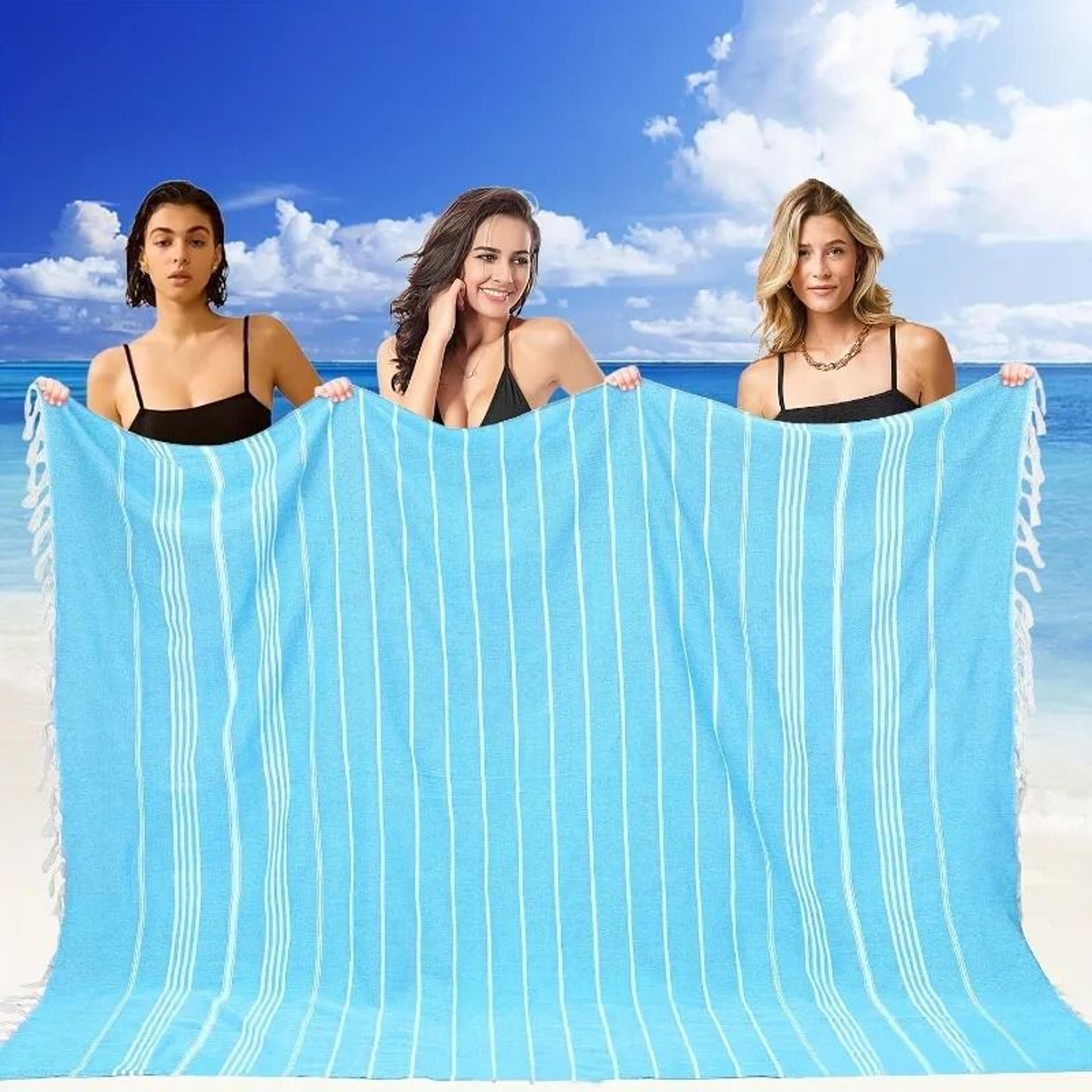 Giant Turkish Beach Towel Blanket Extra Large Quick Dry Throw 10