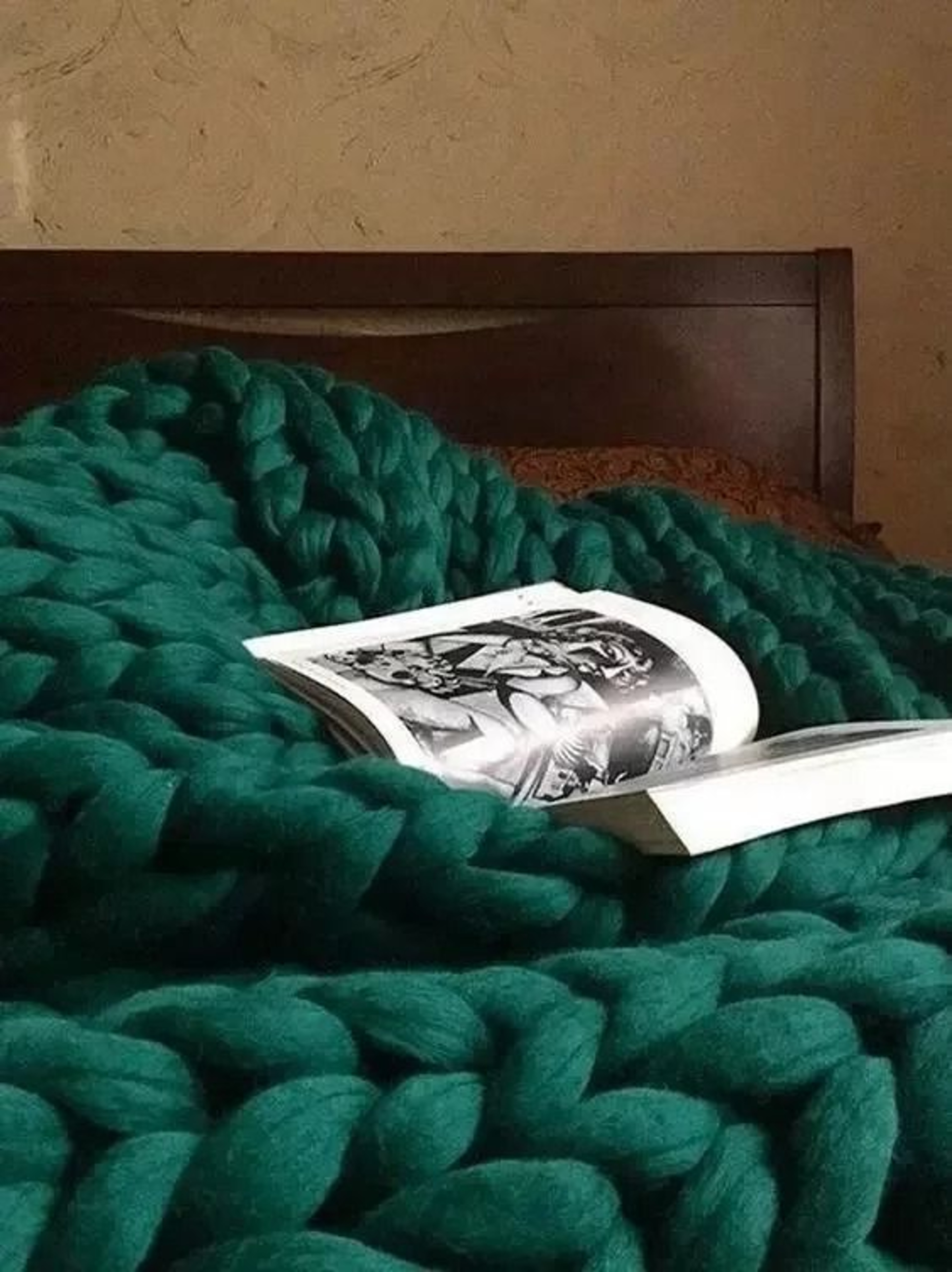 Chunky Knit Weighted Blanket Soft Breathable Queen Size Throw 7