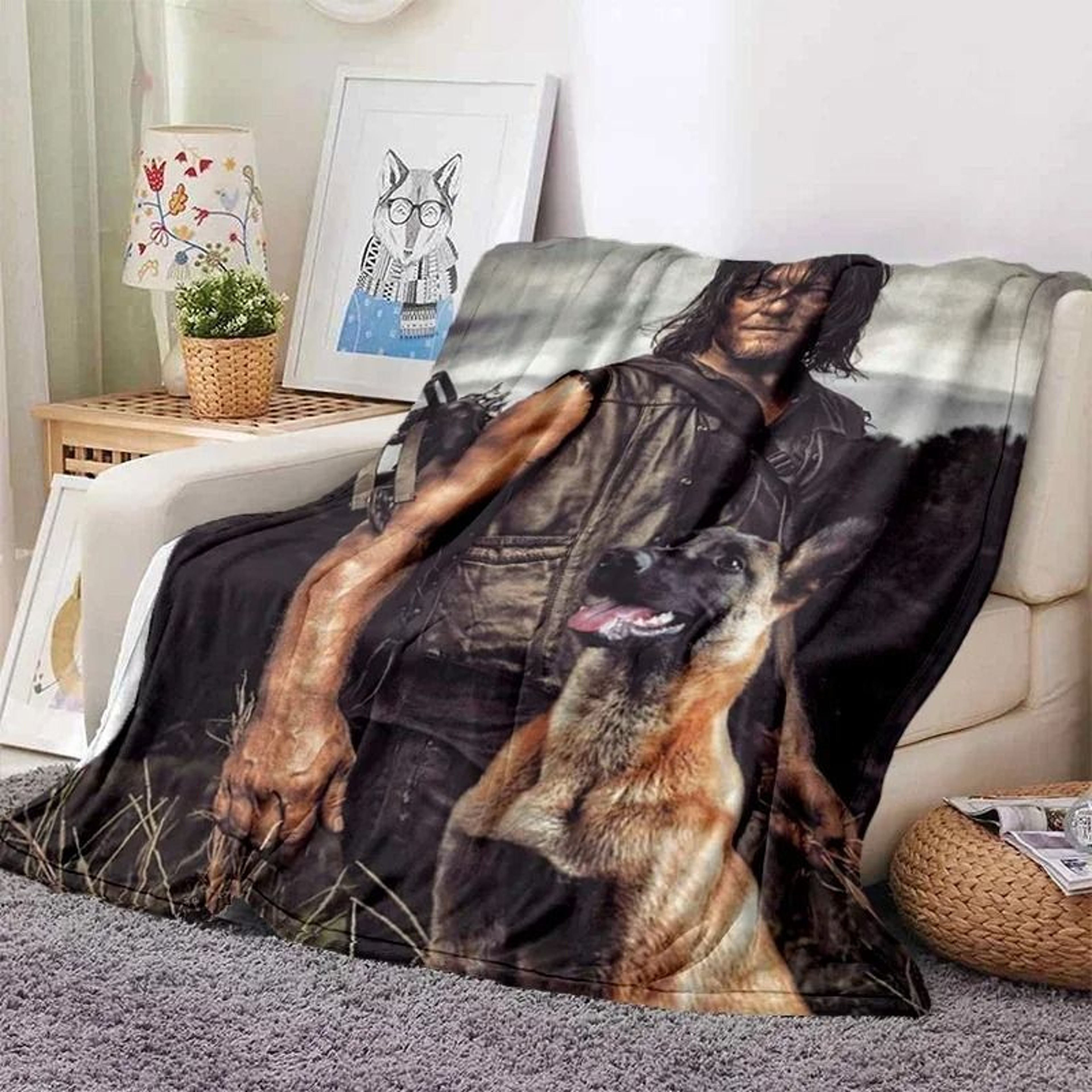 The Walking Dead Zombie Throw Blanket Soft Flannel Sofa And Bed Cover 17