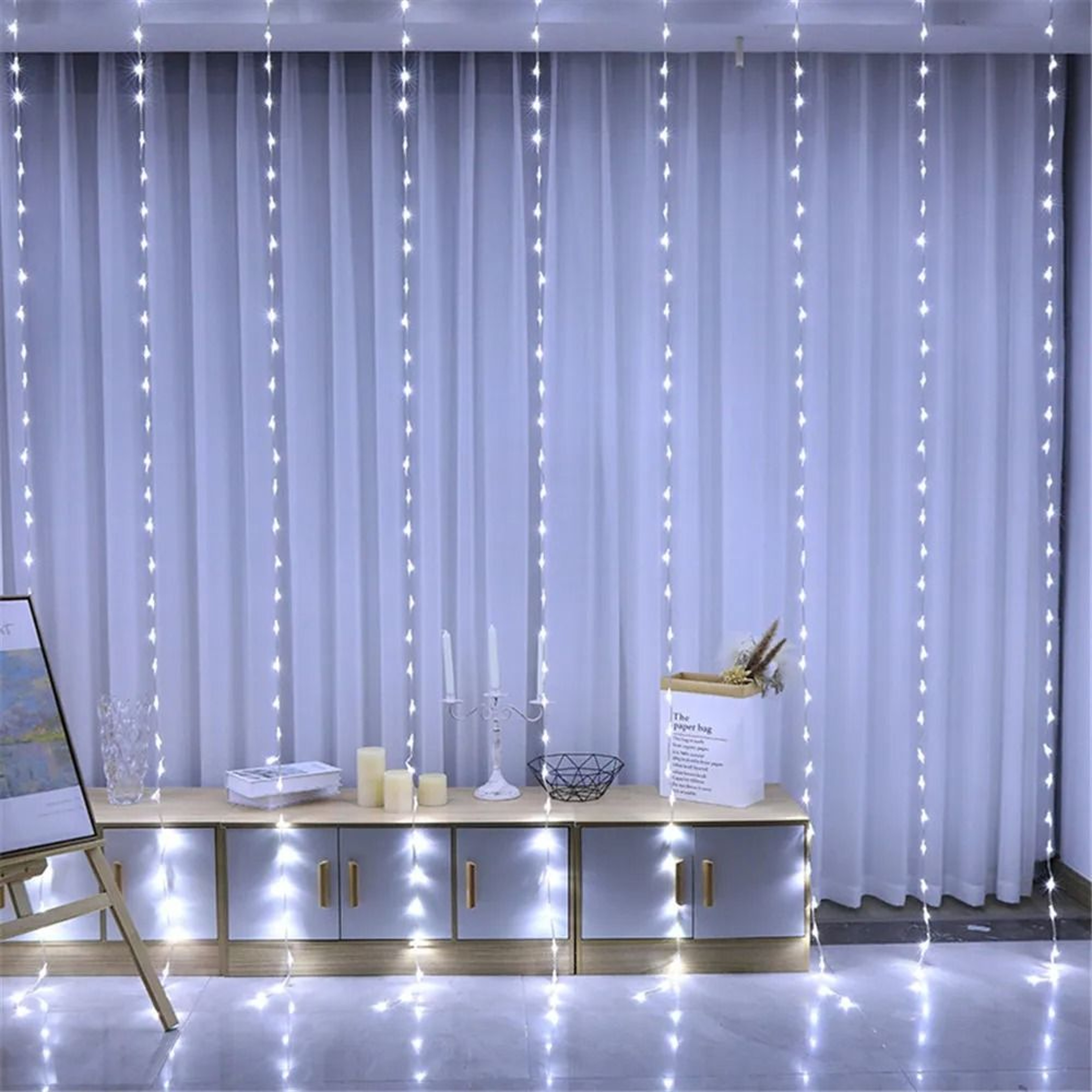 LunaGlow Battery Powered Curtain Lights For Ramadan And Wedding Decor 9