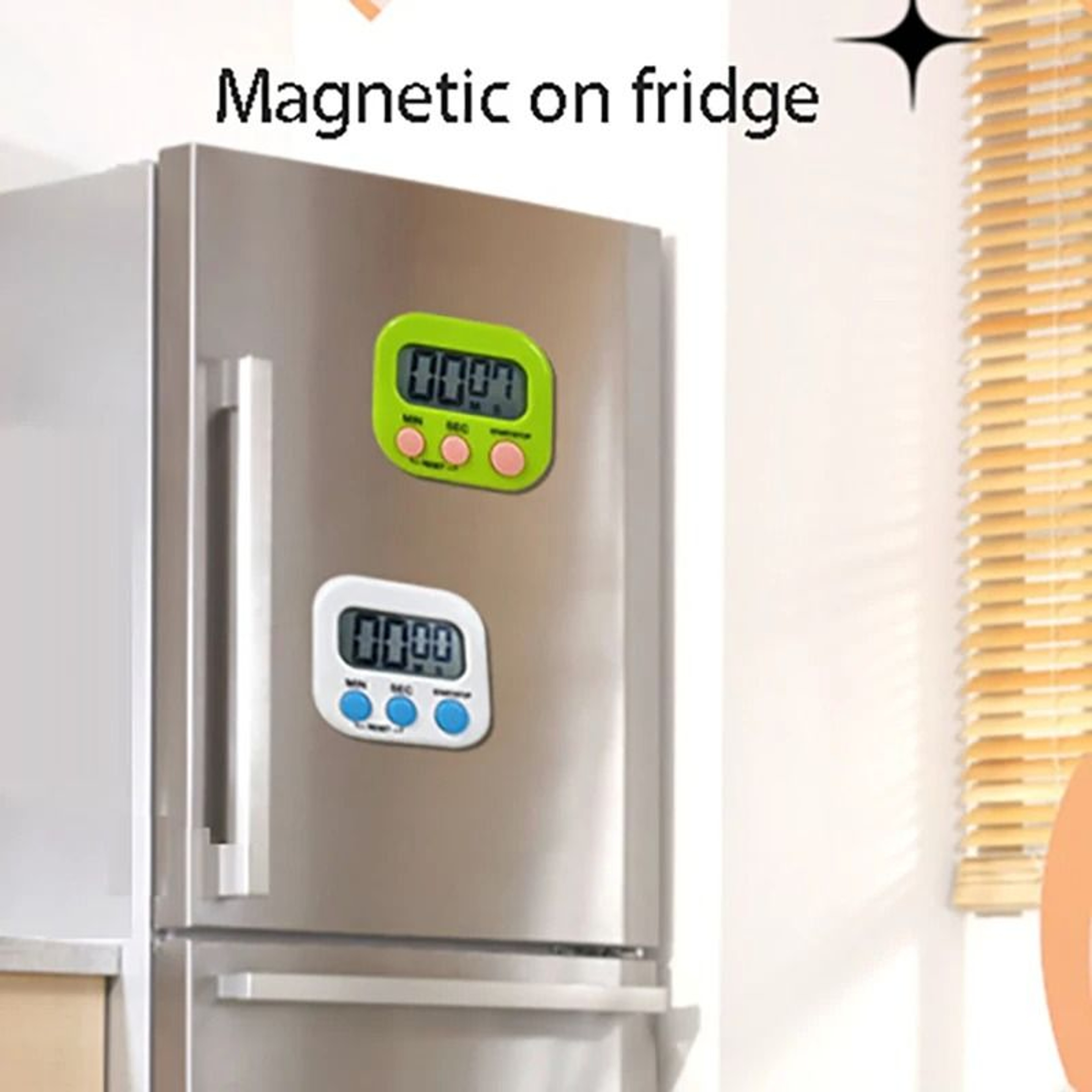 Easy Read Magnetic Digital Kitchen Timer For Precise Stress Free Cooking 5