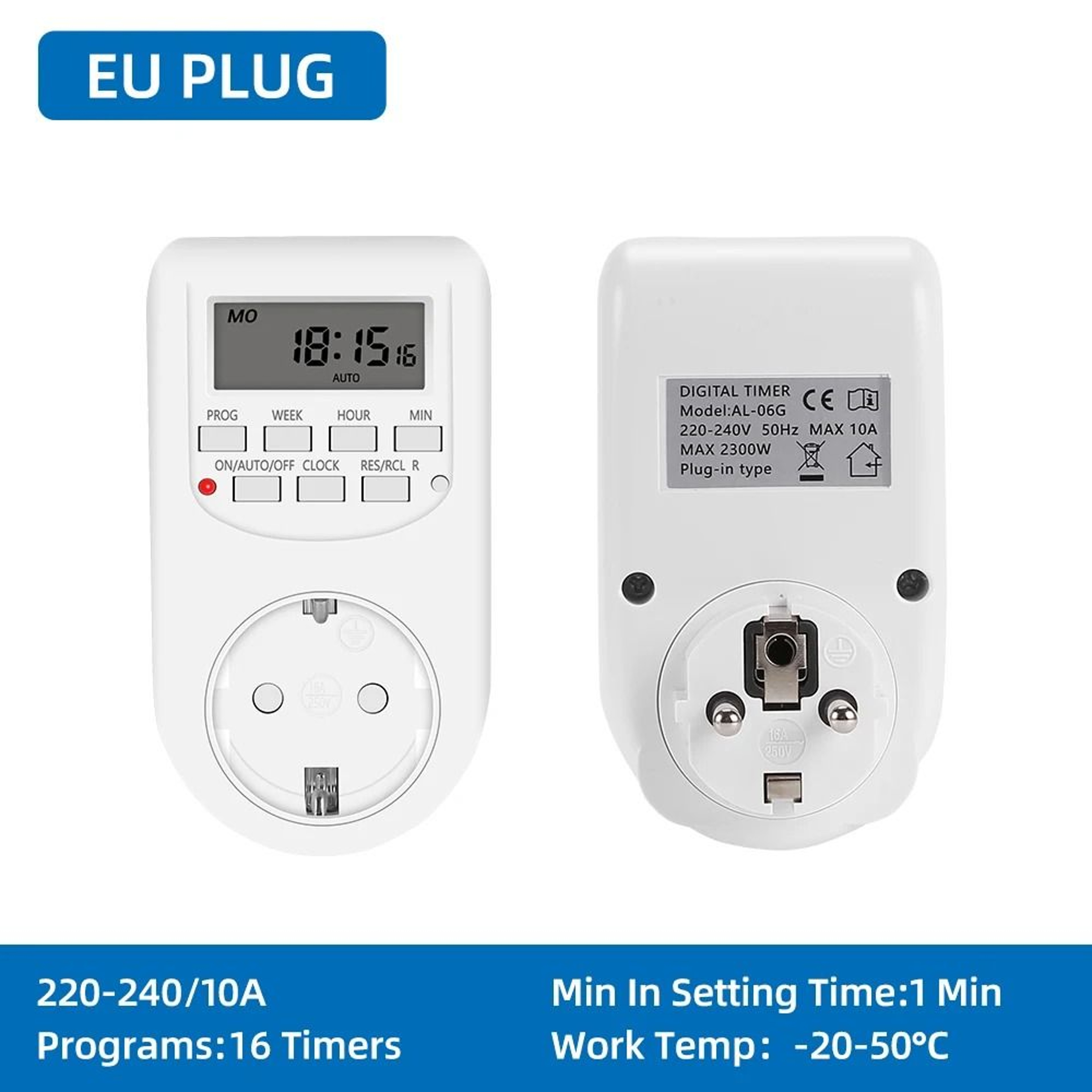 Effortless Weekly Programmable Outlet Timer For Reliable Home Appliance Automation Control 2