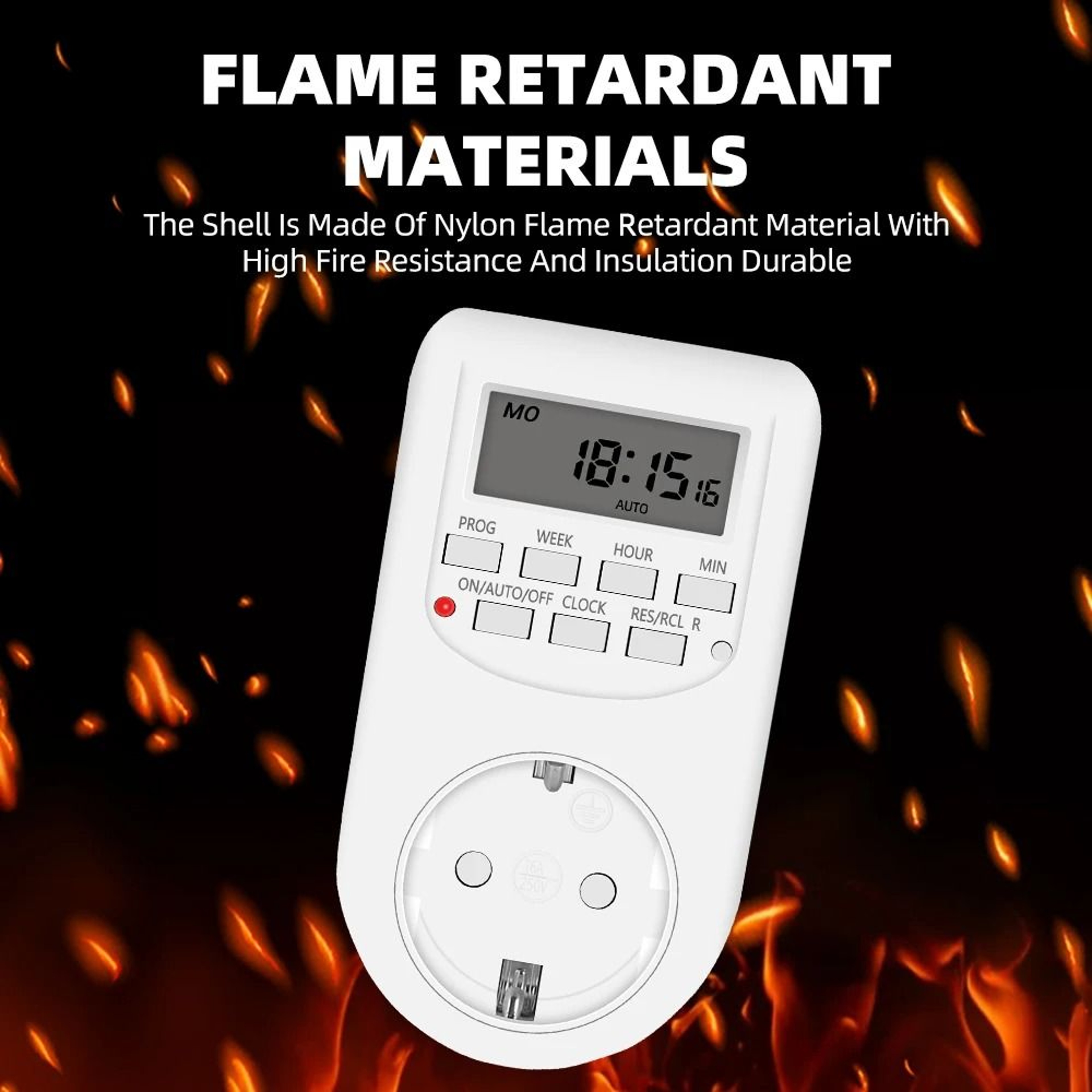 Effortless Weekly Programmable Outlet Timer For Reliable Home Appliance Automation Control 9