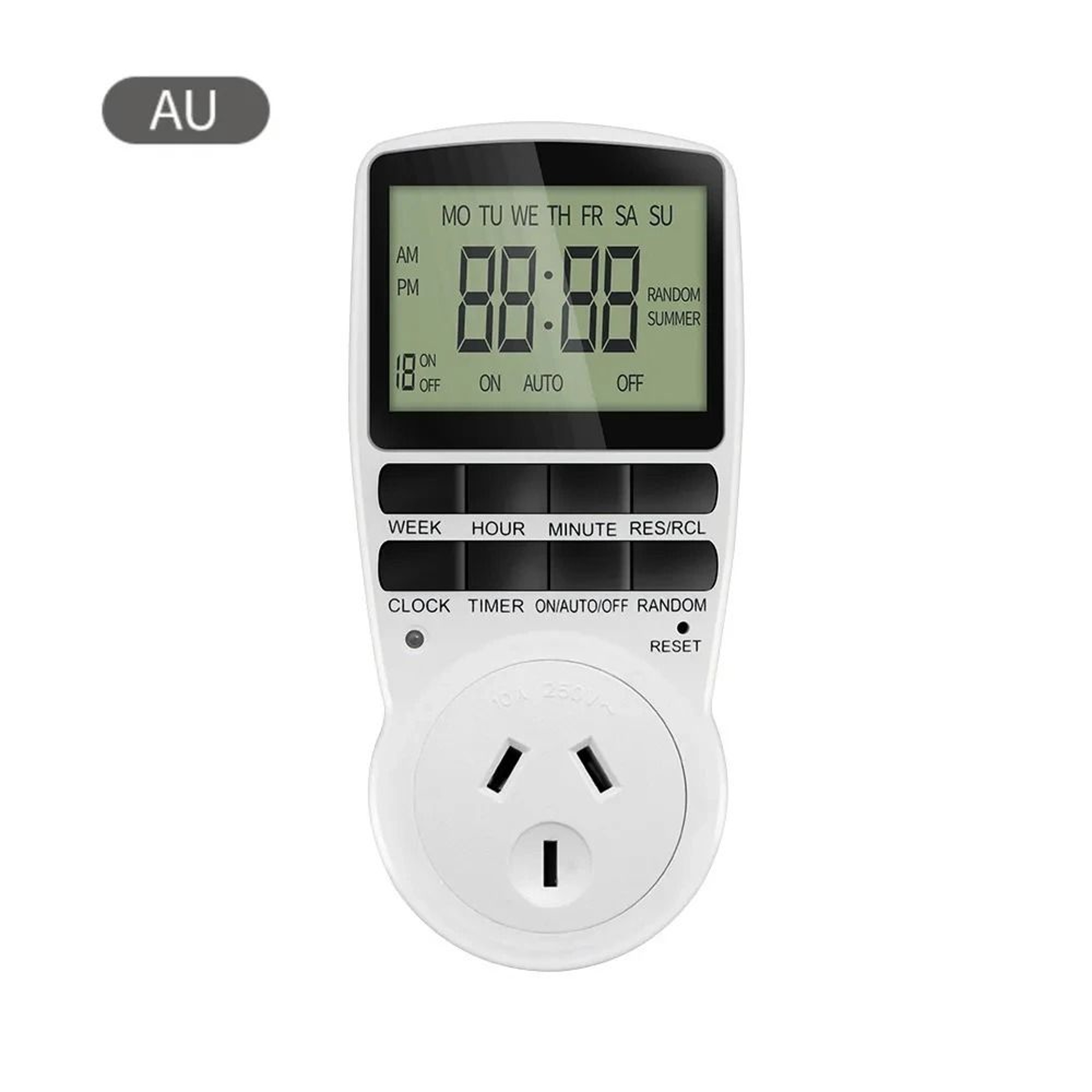 Reliable Electronic Timer Socket For Simple Scheduled Appliance Power Management Control 4
