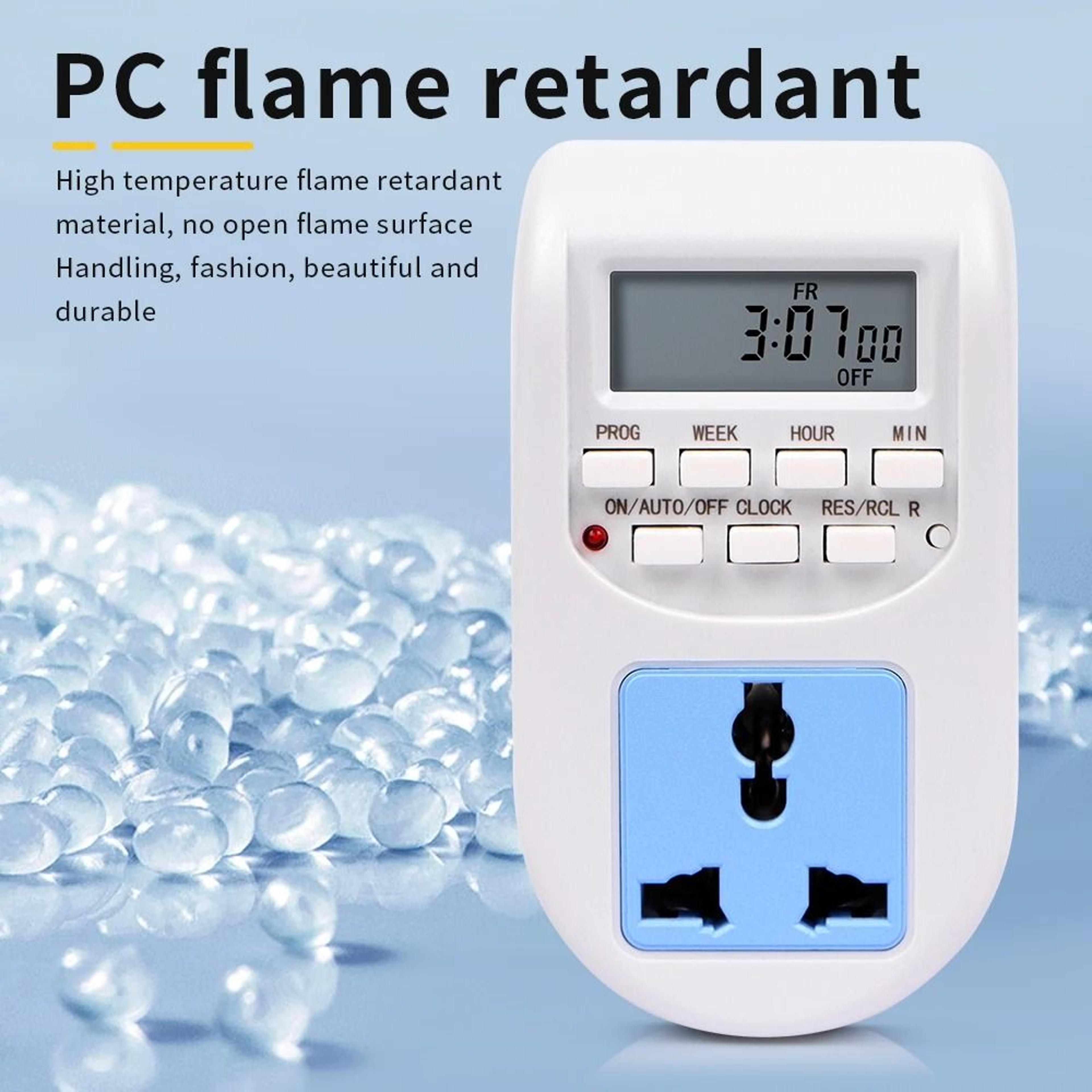 Smart 220V Programmable Timer Socket With Weekly Timer Switch And EU Plug 6