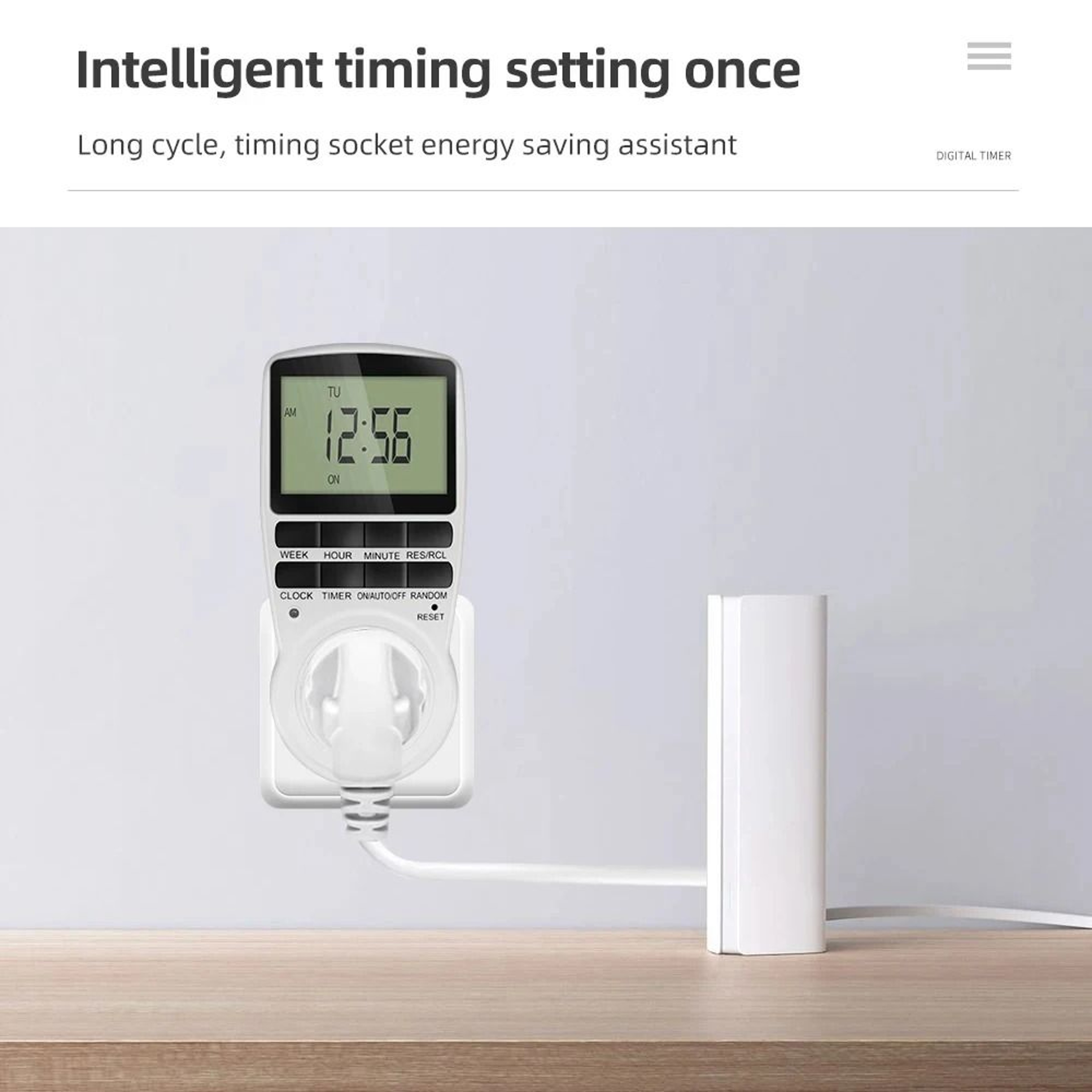 Smart Digital Timer Outlet And Programmable Timer Socket 7