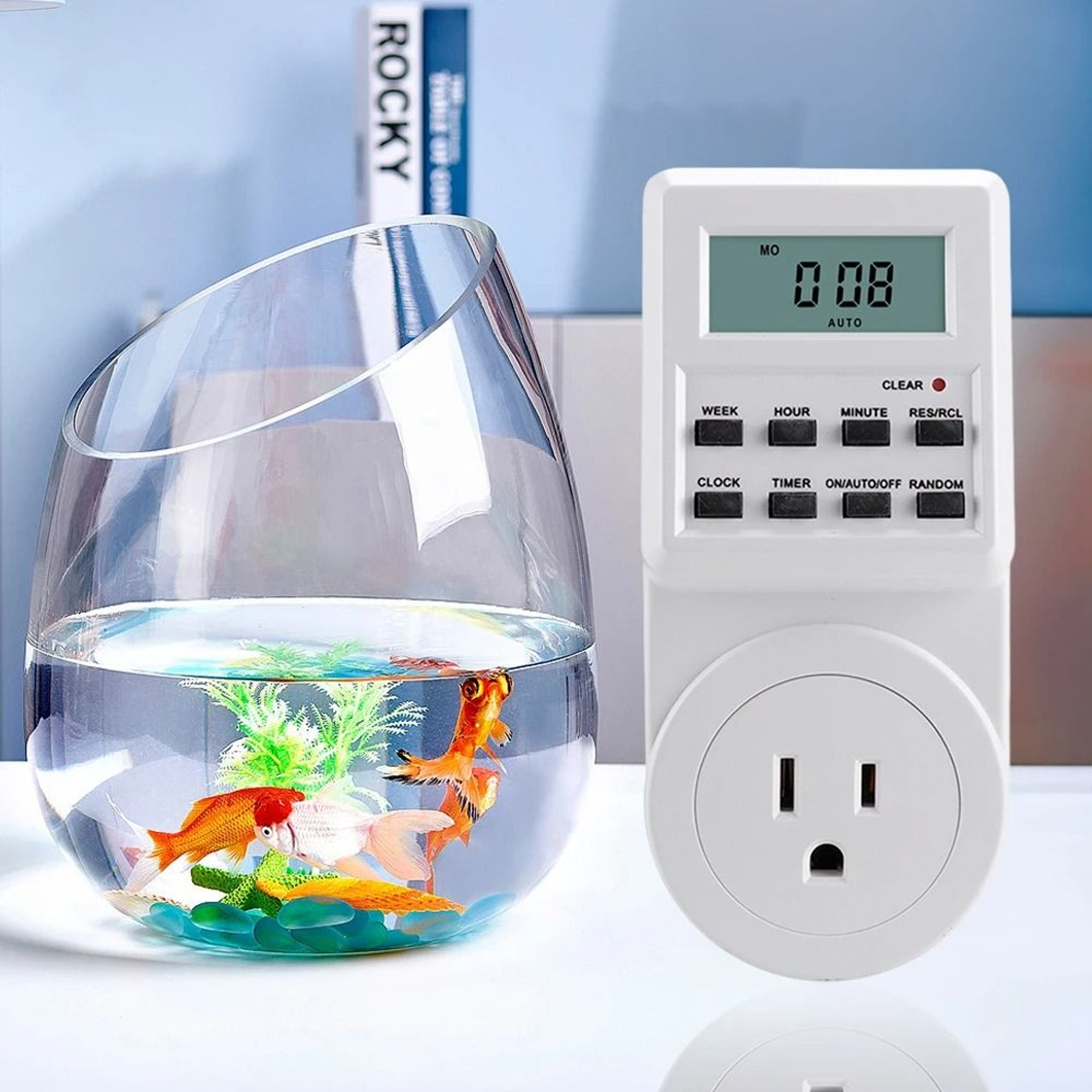 Smart Digital Timer Outlet With 7Day Programmable Timer 8