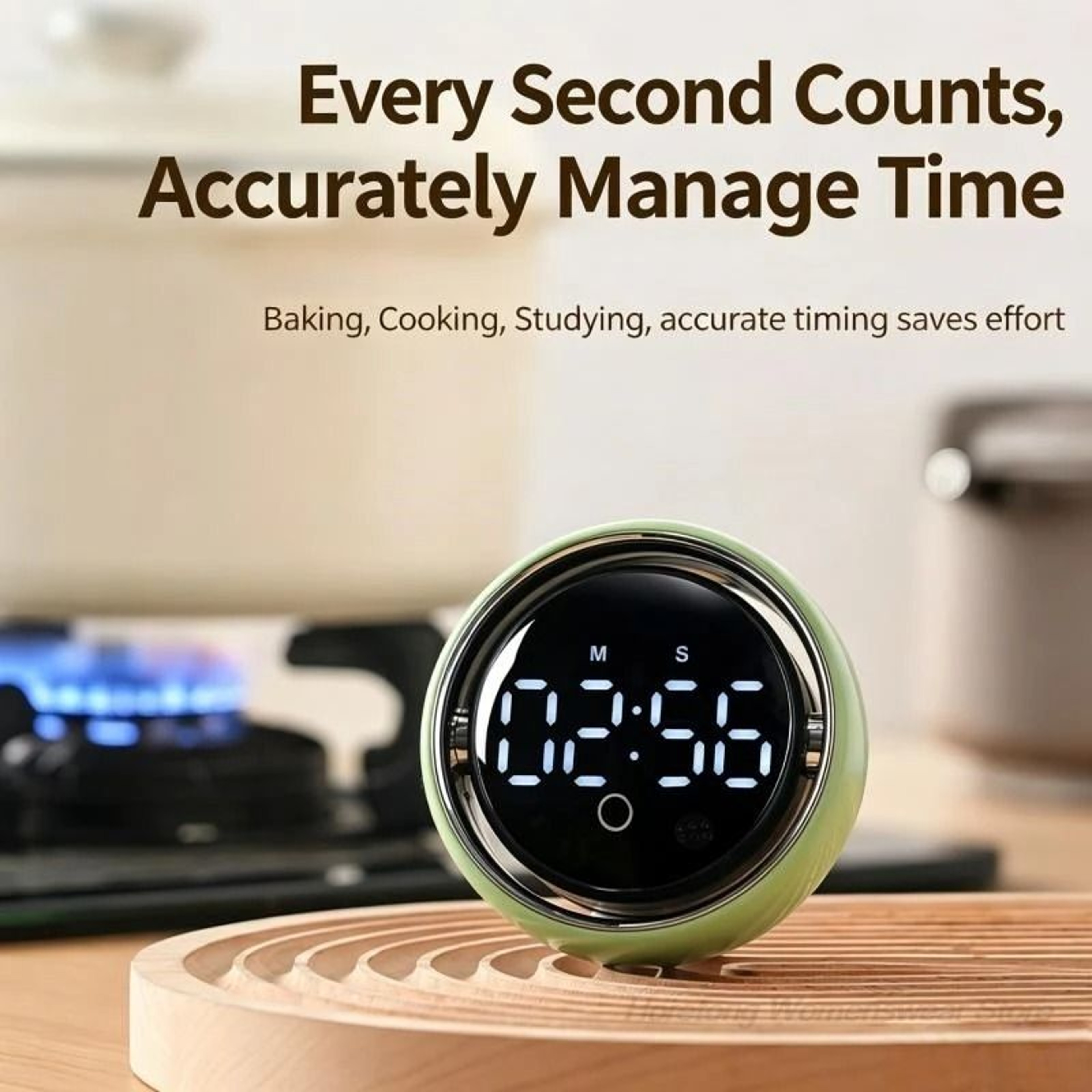 Smart Voice Controlled Timer And Magnetic Kitchen Timer 11