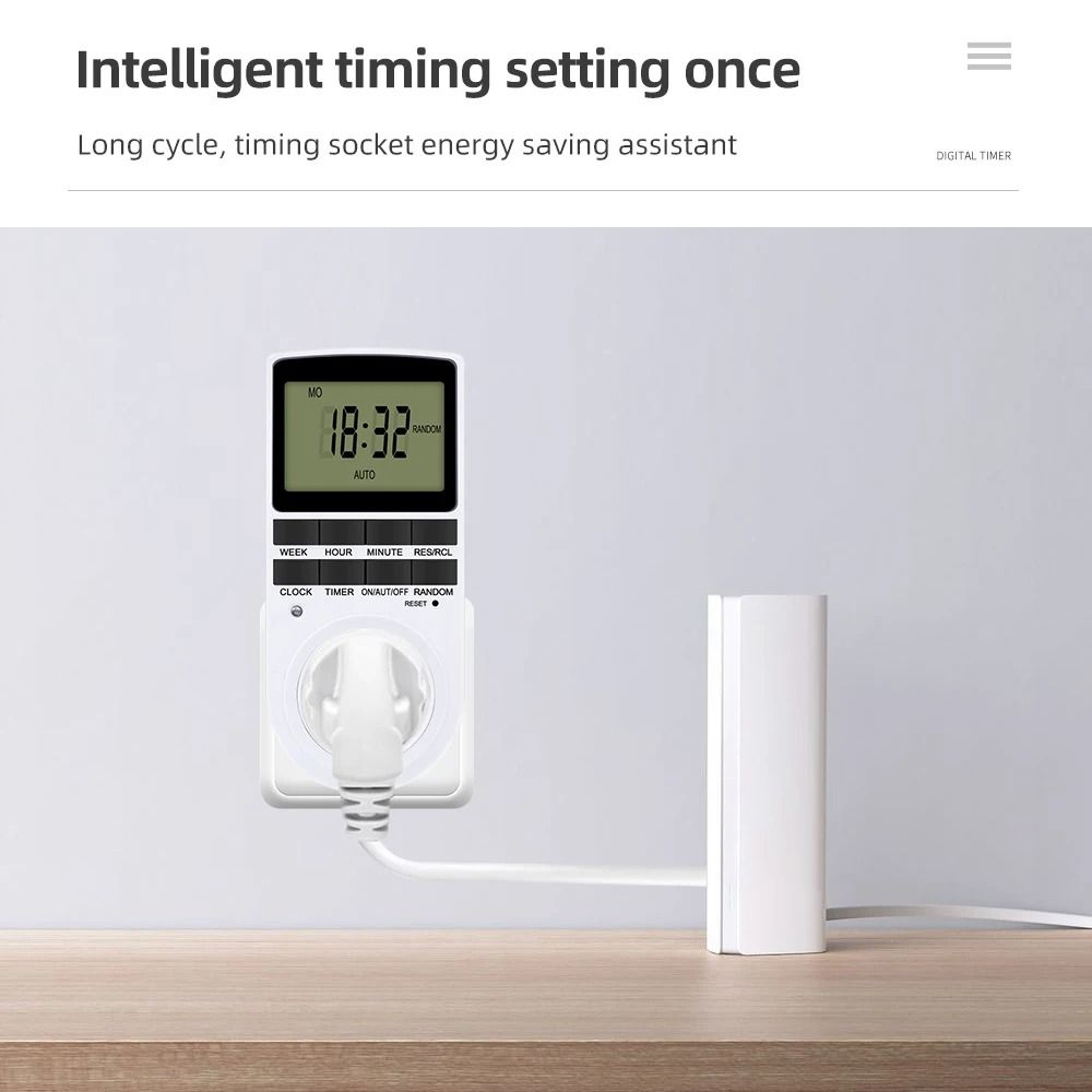 MultiRegion 24Hour Timer Plug And Programmable Timer Socket 7