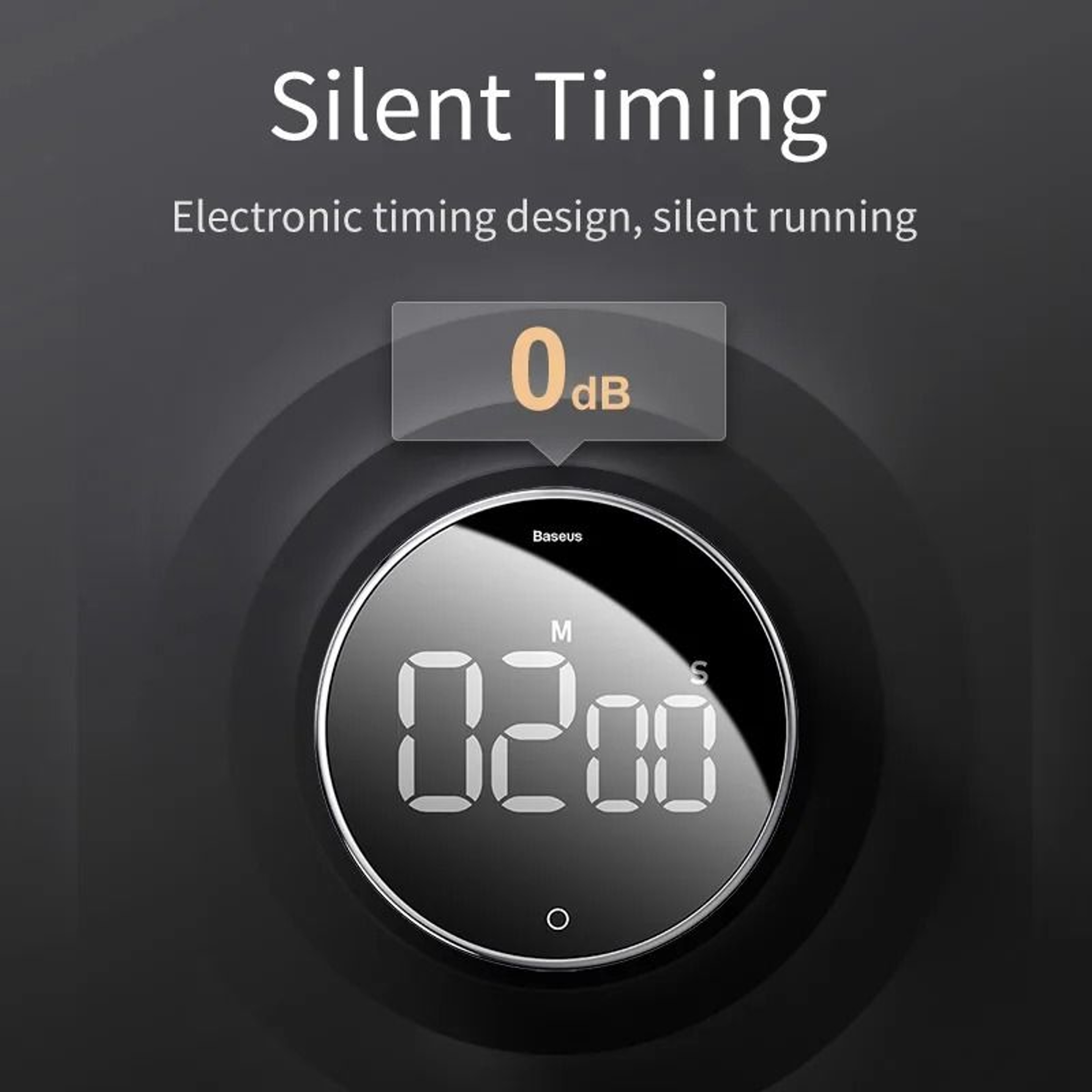 Baseus Magnetic Kitchen Timer And Digital Countdown Timer 3