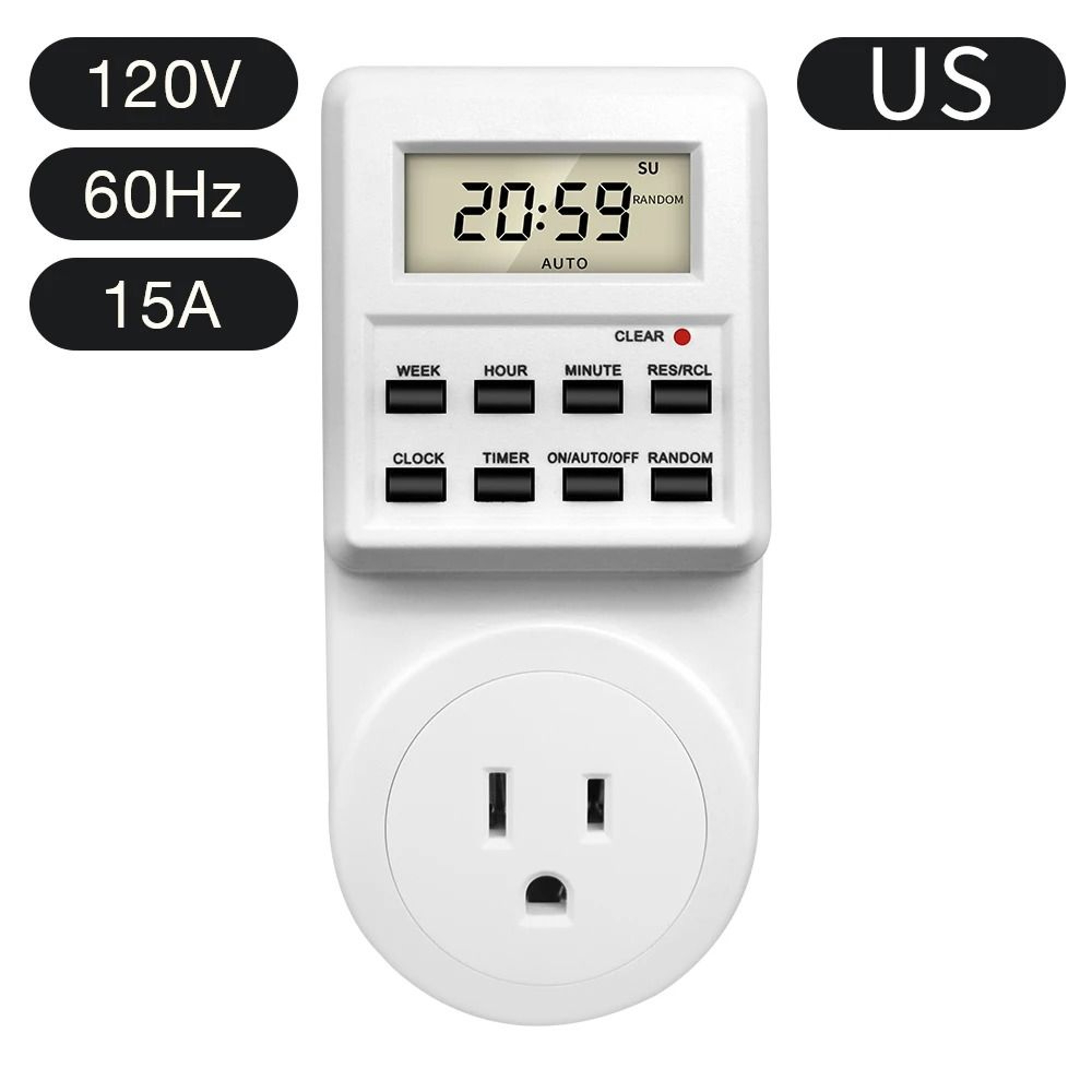 DailyControl Digital Timer Switch And Programmable Outlet Timer 1