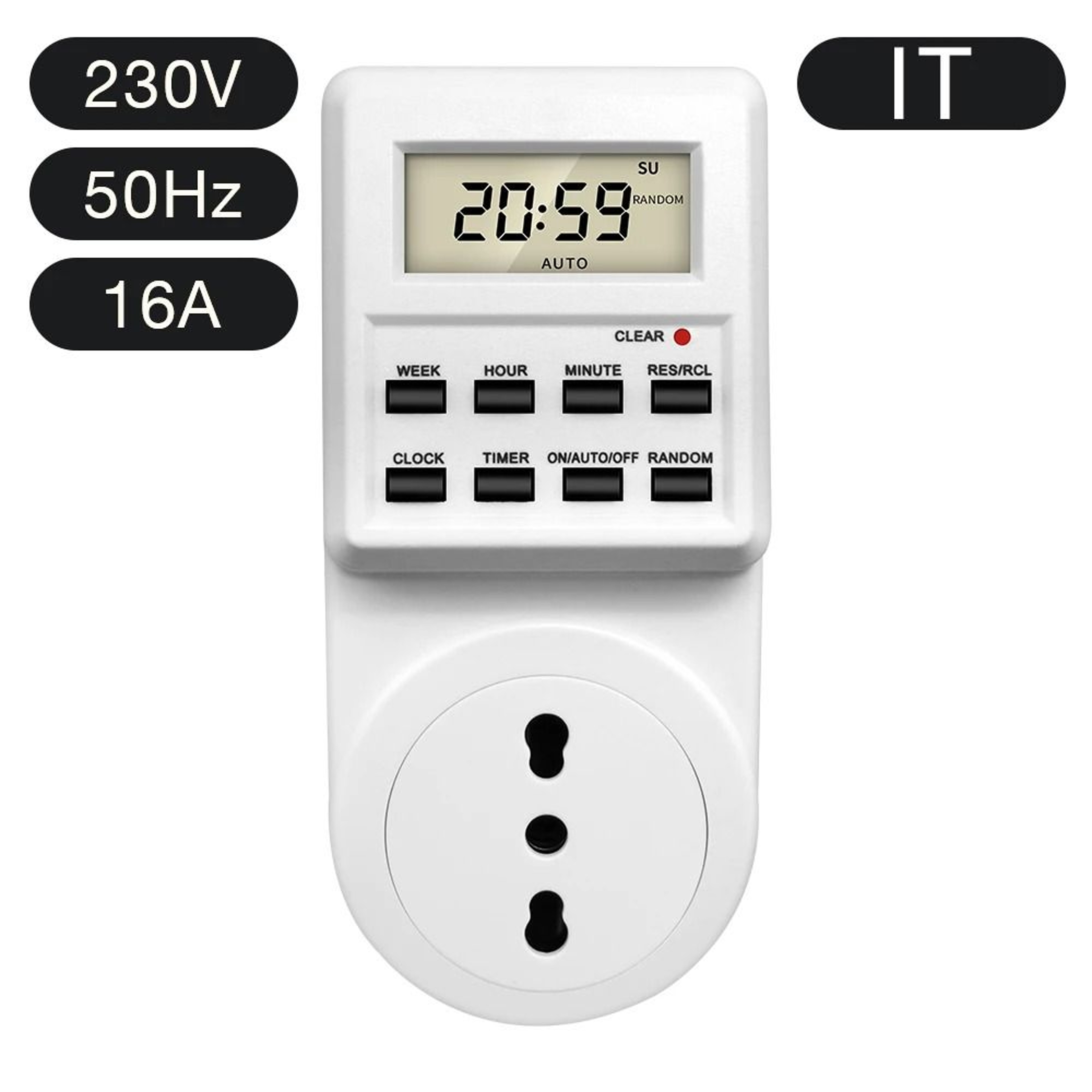 DailyControl Digital Timer Switch And Programmable Outlet Timer 7