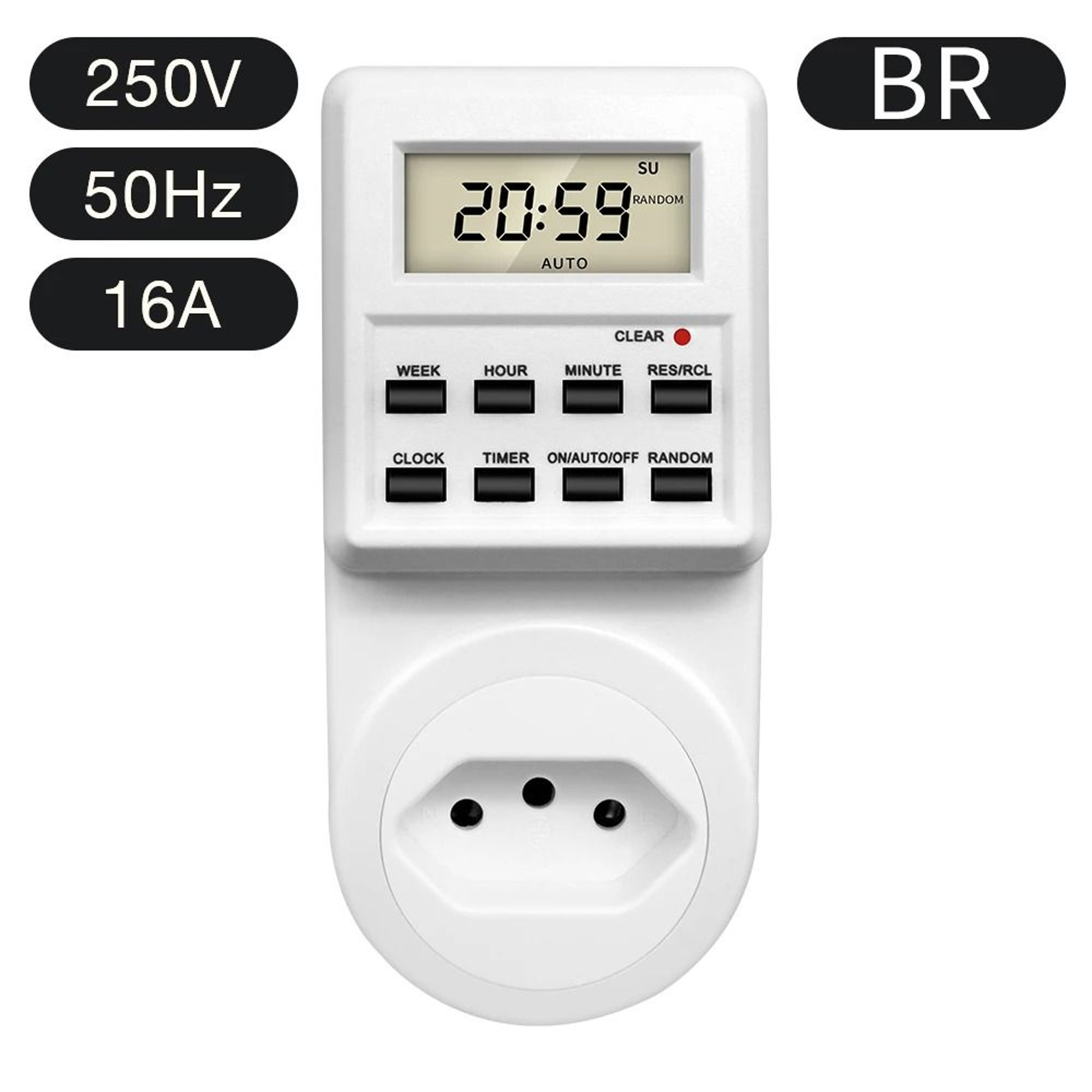 DailyControl Digital Timer Switch And Programmable Outlet Timer 8