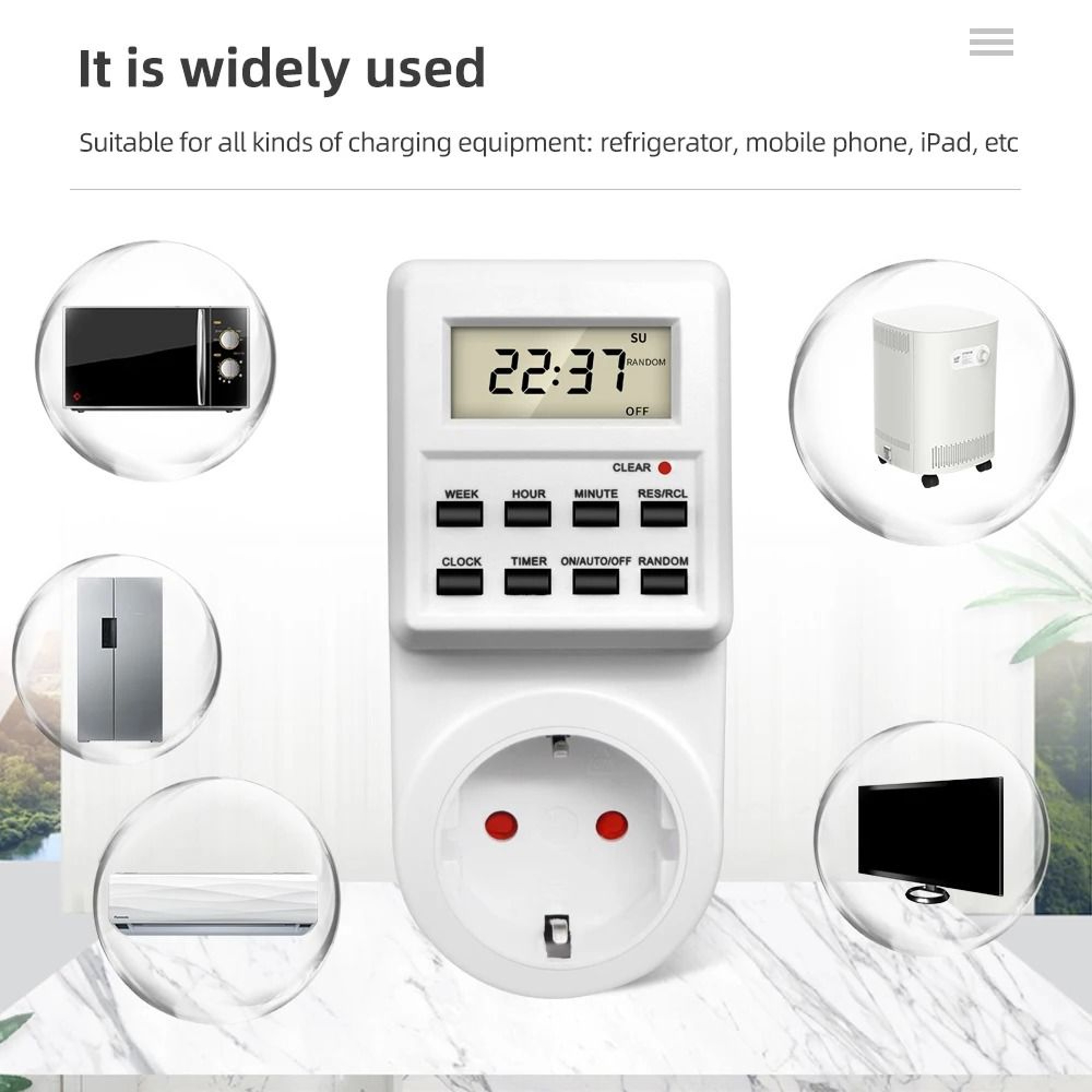DailyControl Digital Timer Switch And Programmable Outlet Timer 10