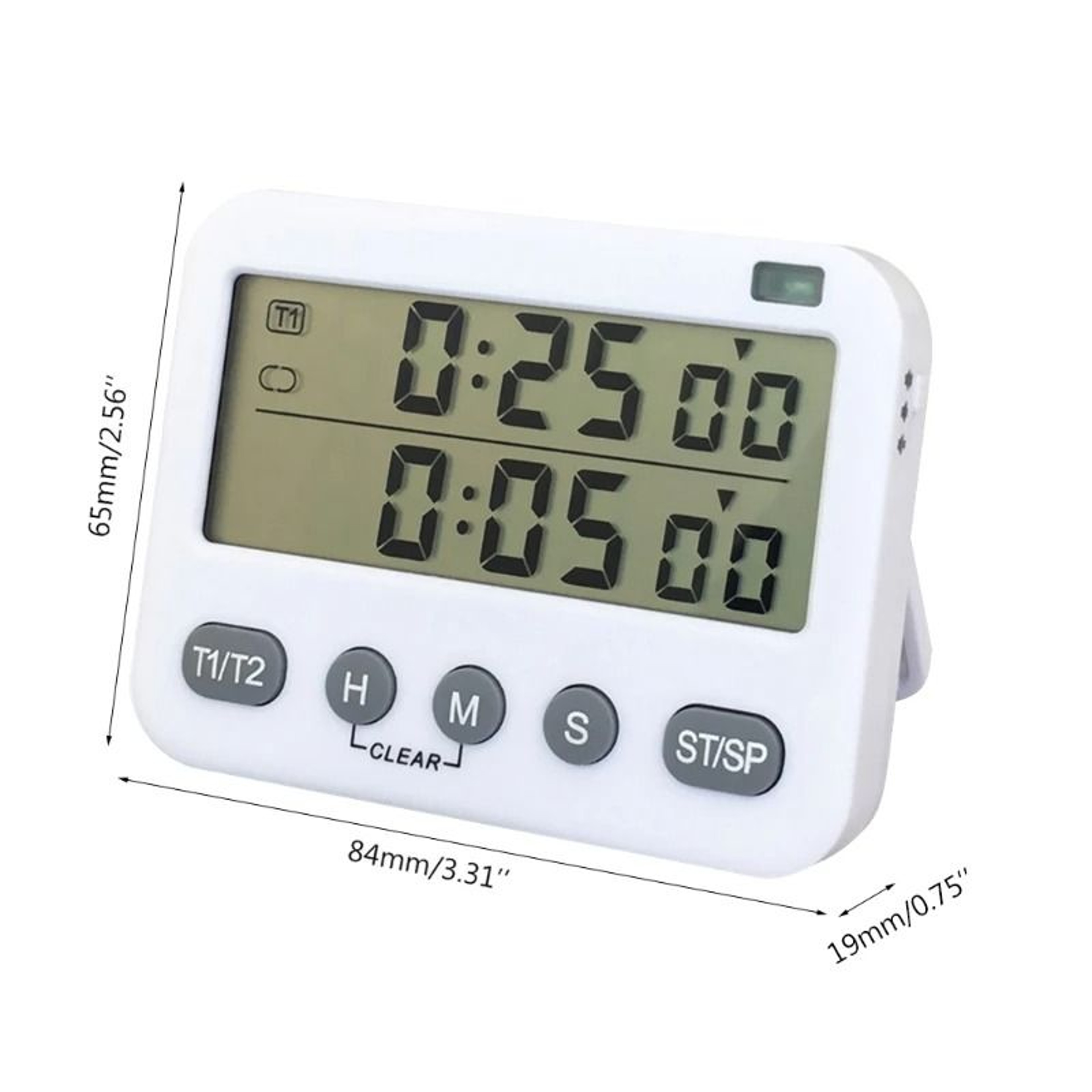KXRE TwinTime Dual Digital Kitchen Timer And Magnetic Cooking Timer 1