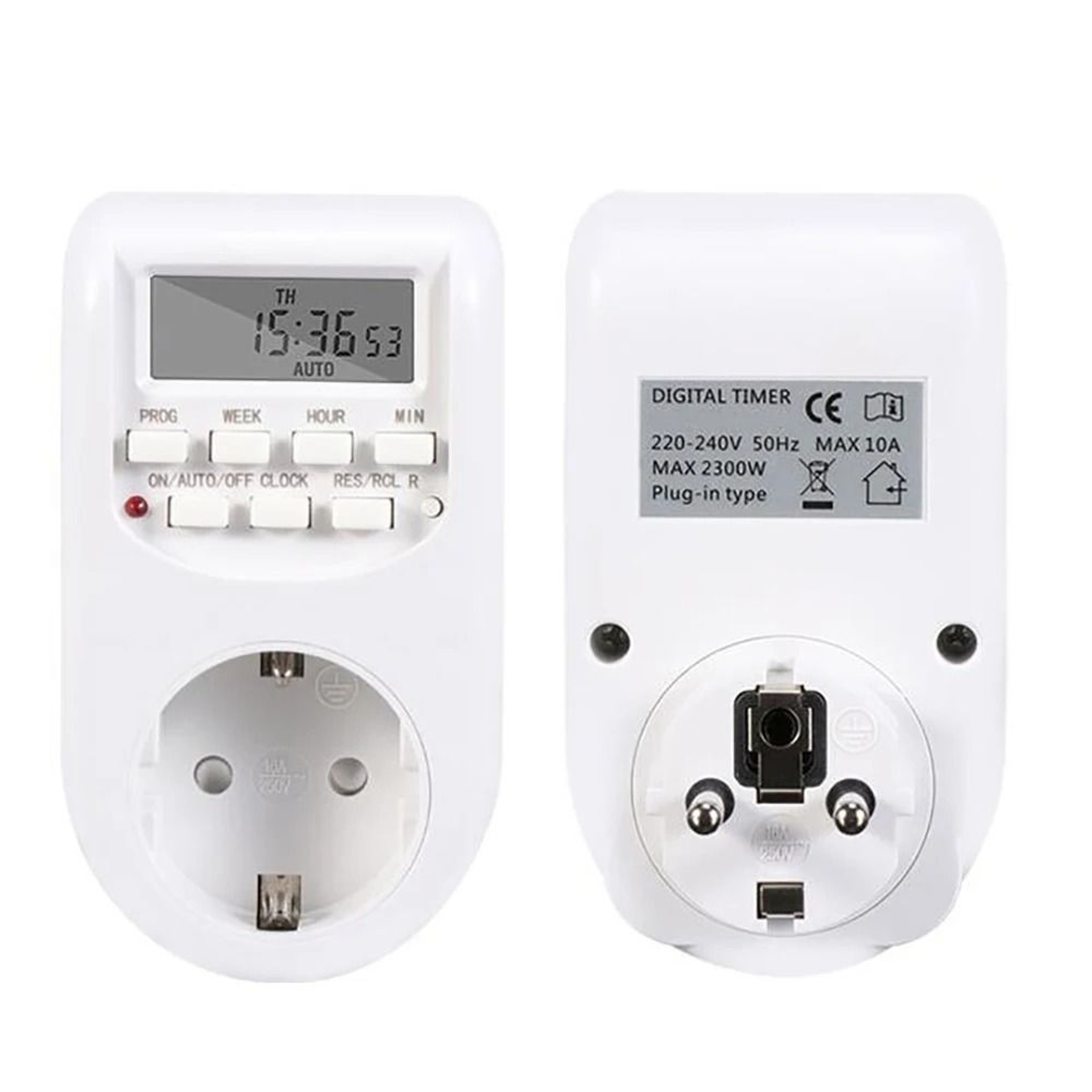 PowerPlan EU Plug Timer Switch And Digital Timer Socket 5