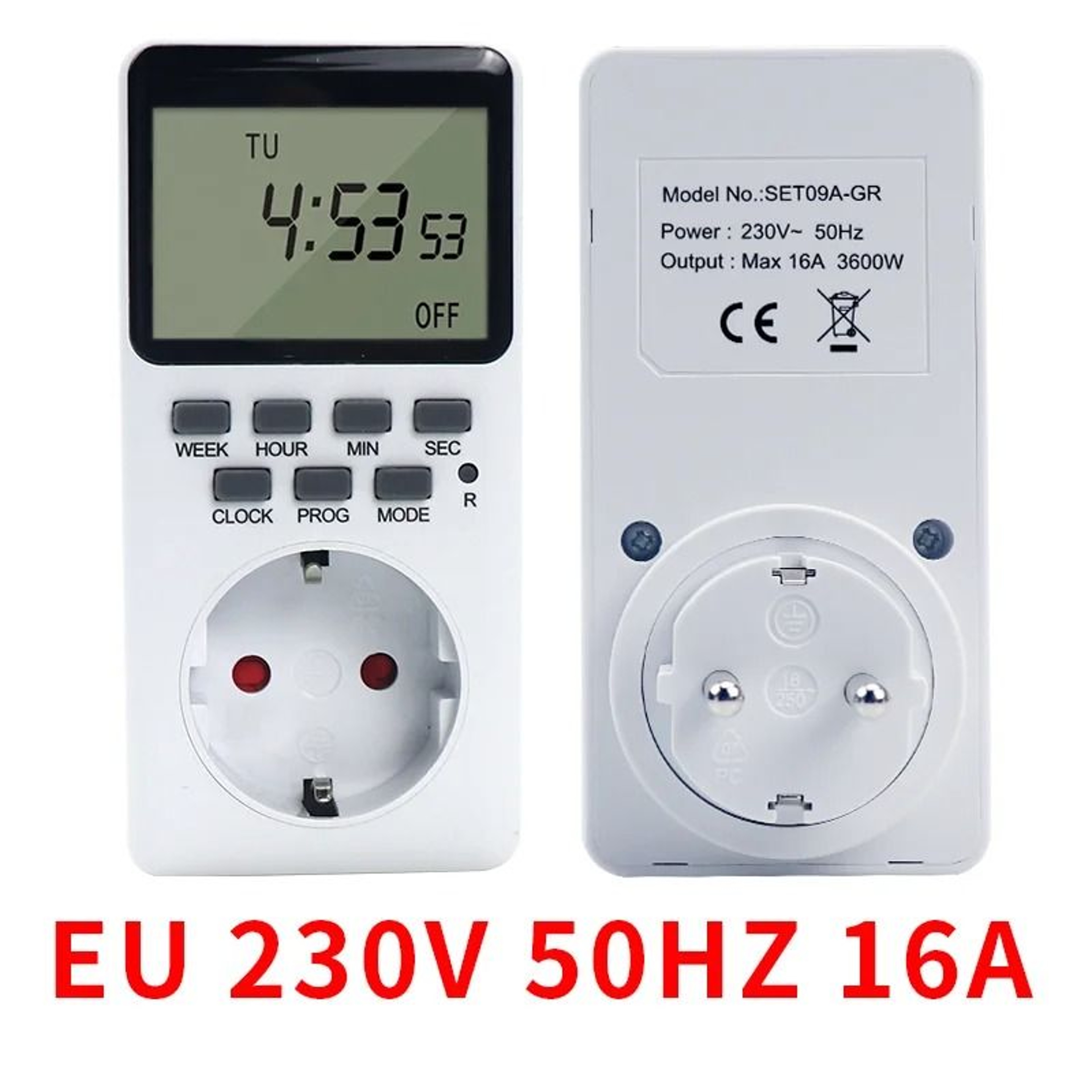 PowerCycle Weekly Digital Timer And Programmable Timer Plug 2