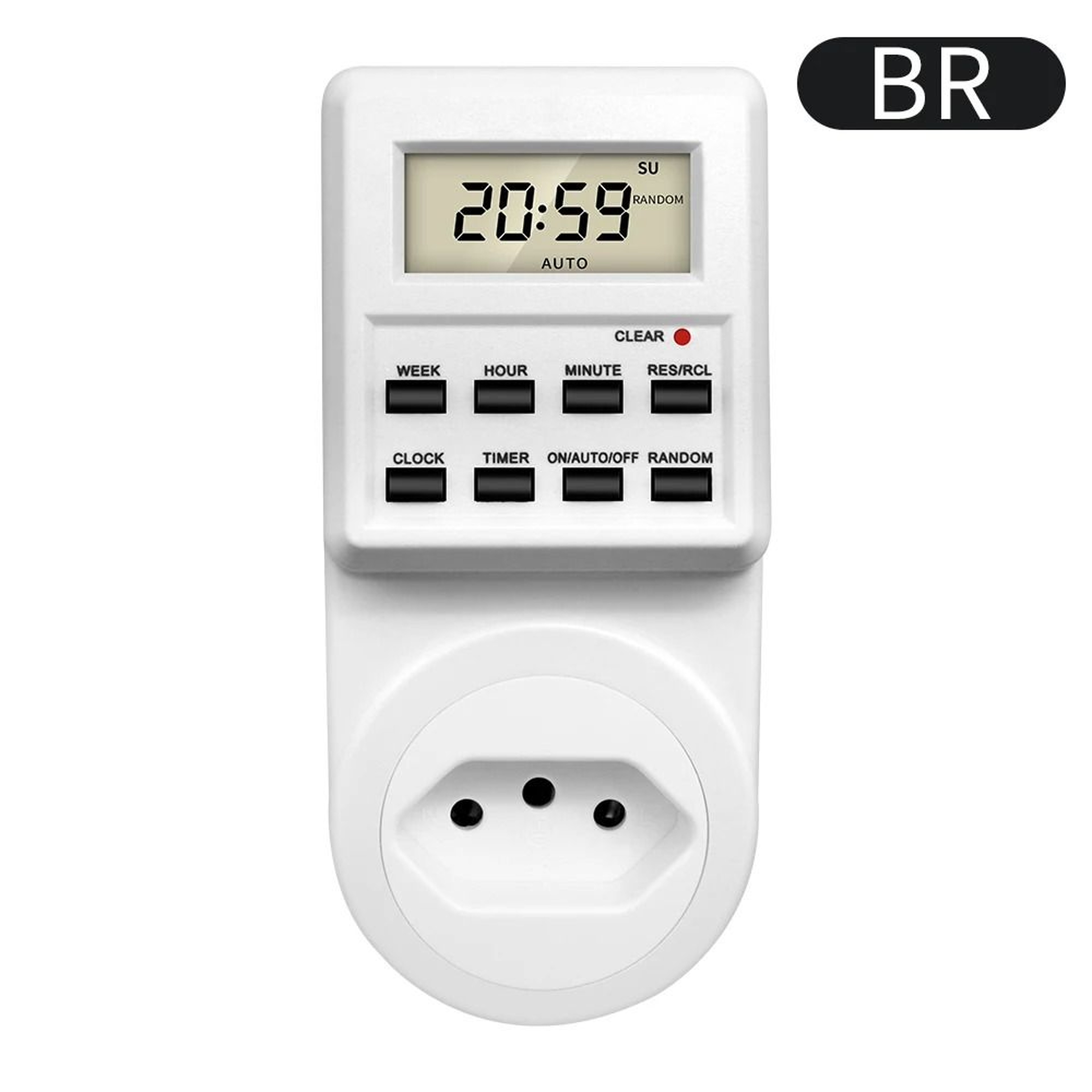 AutoCycle Digital Timer Switch And Programmable Timer Socket 8