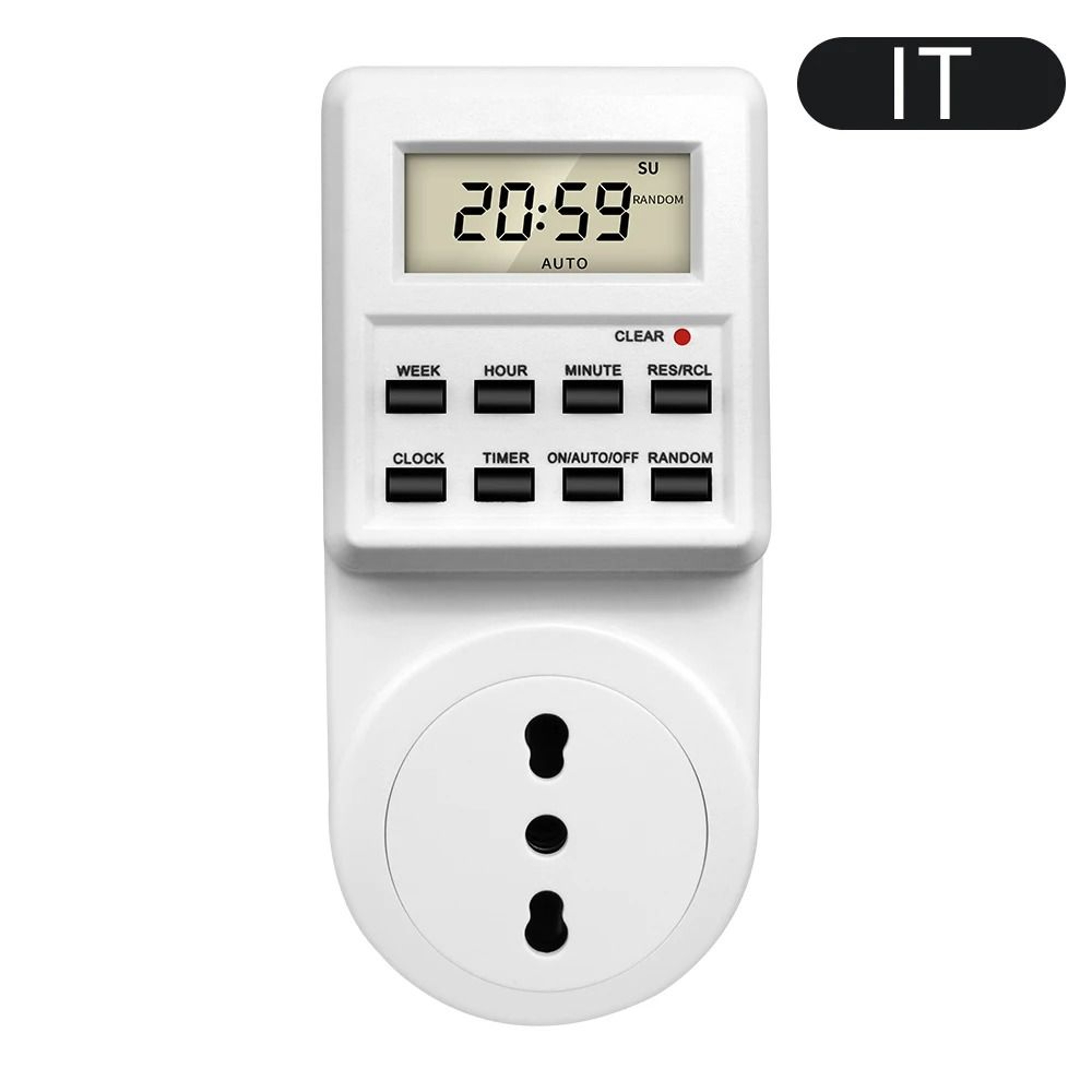 AutoCycle Digital Timer Switch And Programmable Timer Socket 7