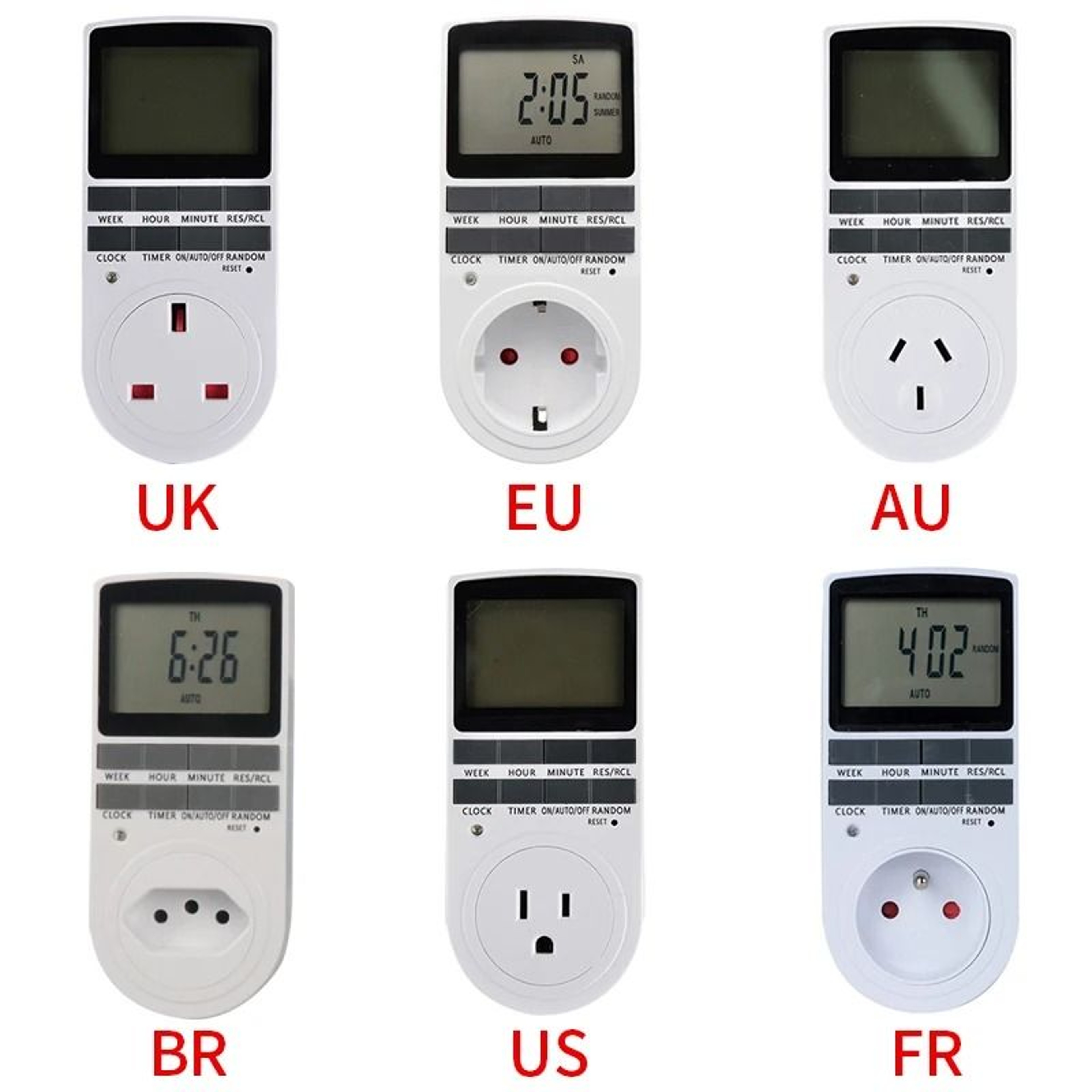 WeekWise Digital Timer Switch And Programmable Timer Socket 8