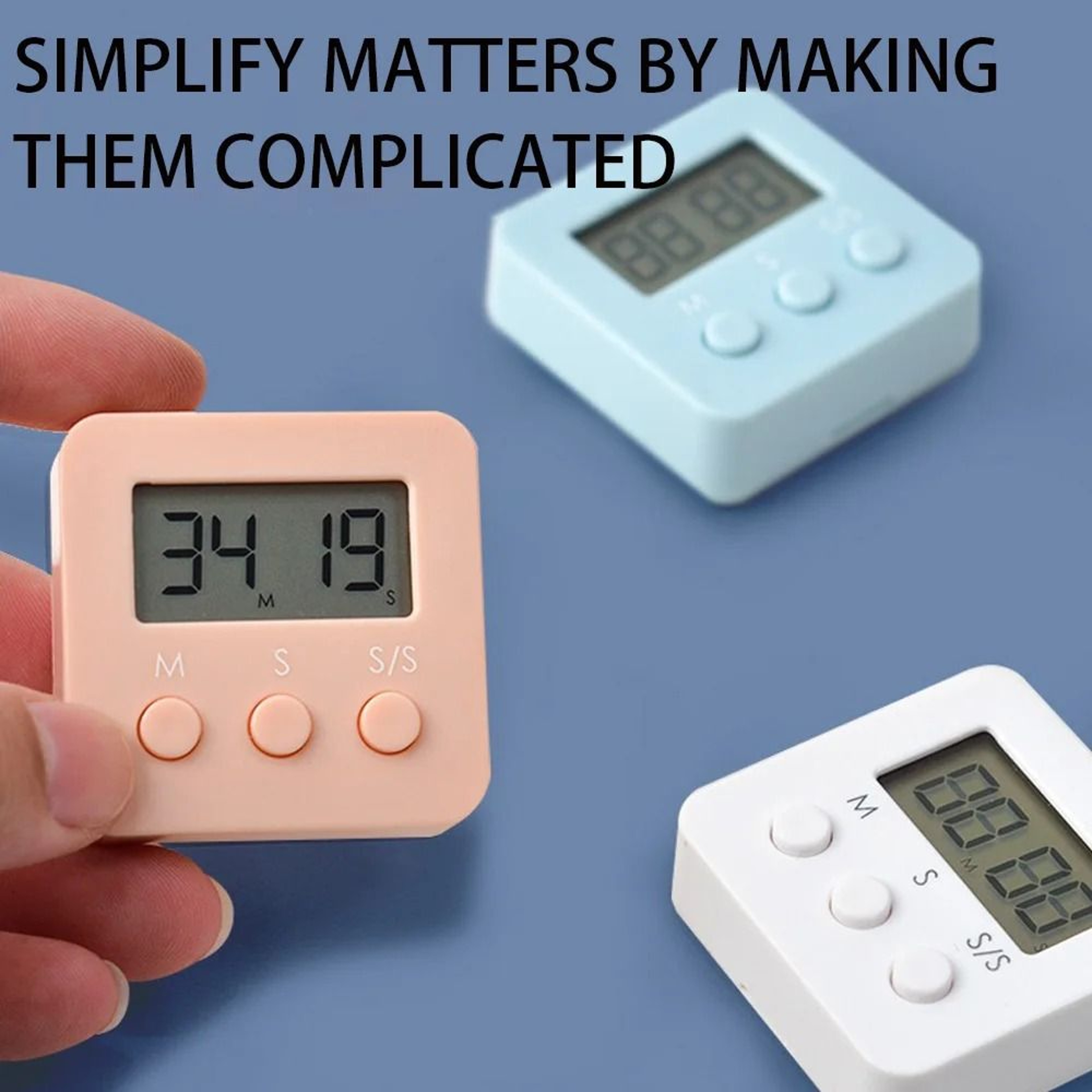 TimeMate Digital Kitchen Timer And 24Hour Timer With Silent And Loud Alerts 7