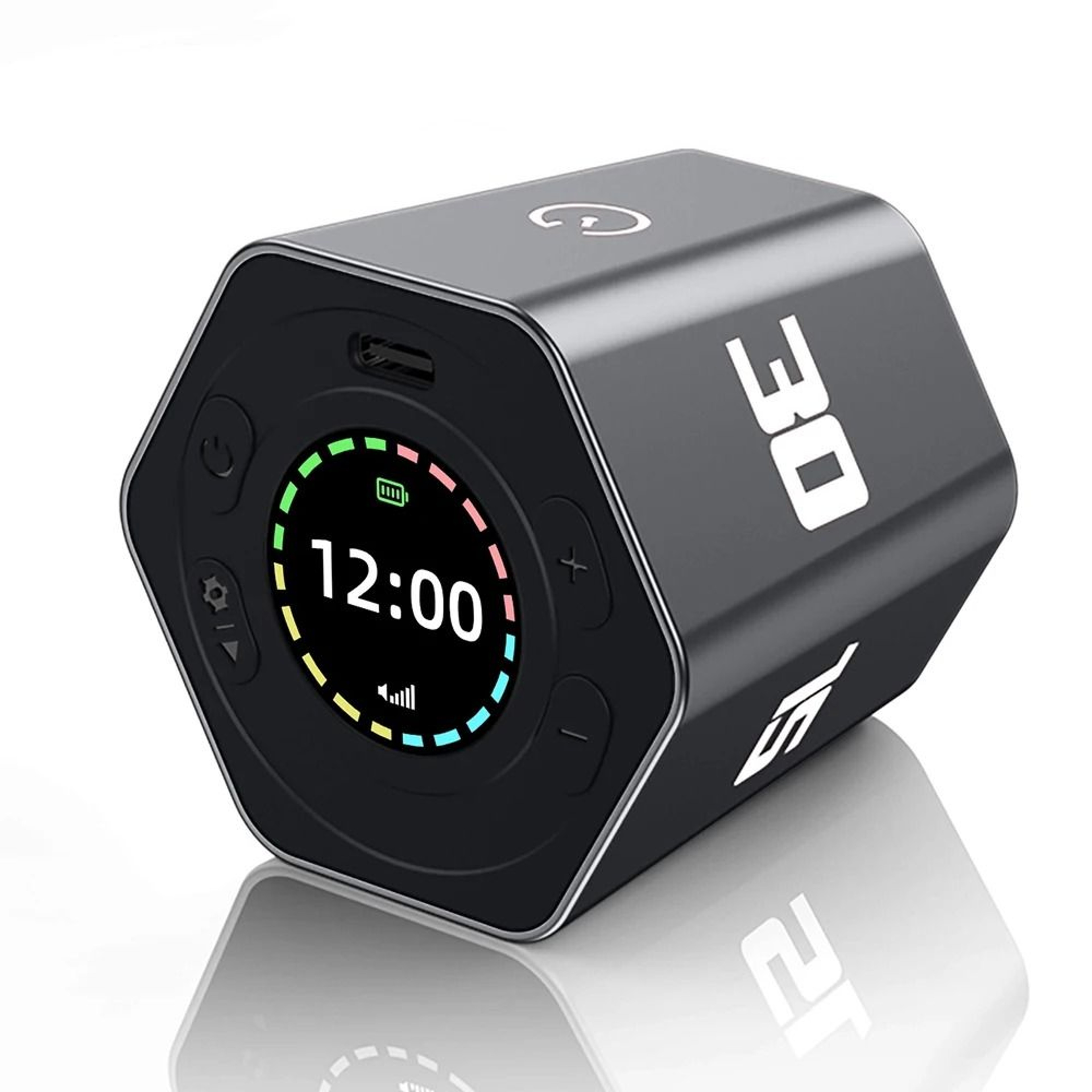 FocusTurn LED Hexagon Flip Timer And Pomodoro Timer 9