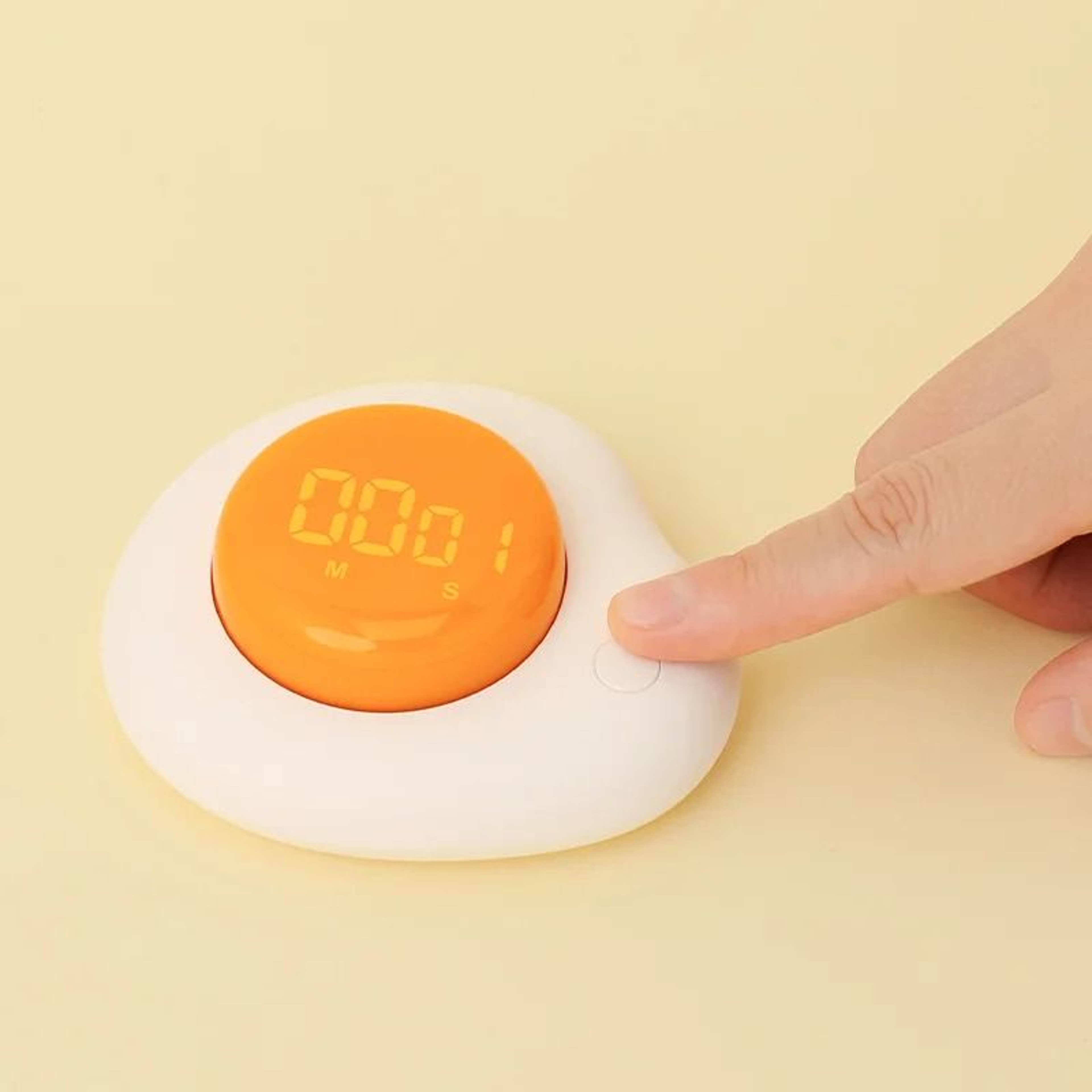 EggMate Magnetic Kitchen Timer With Cartoon Design 1