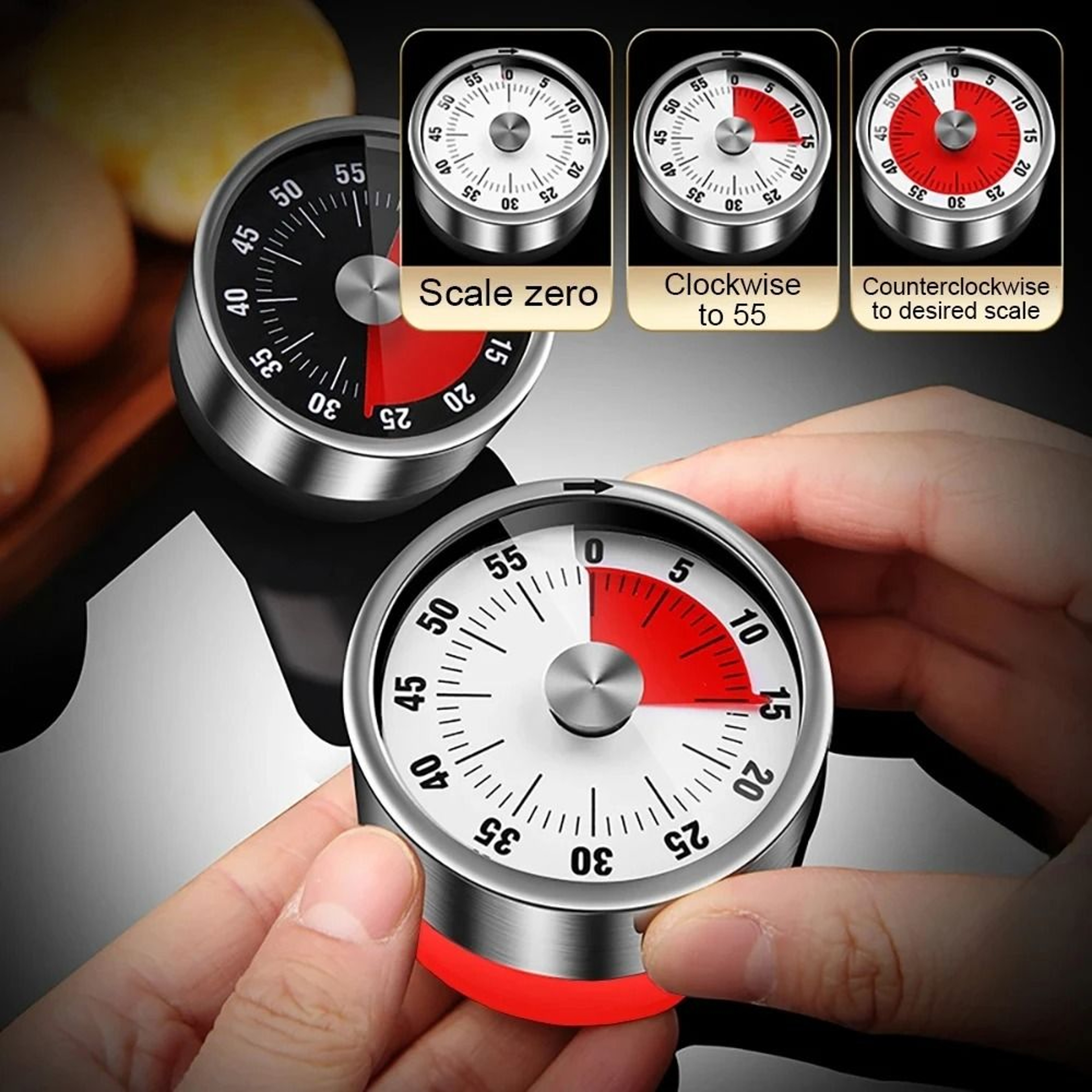 TimeView Magnetic Visual Timer For Classroom And Kitchen 5