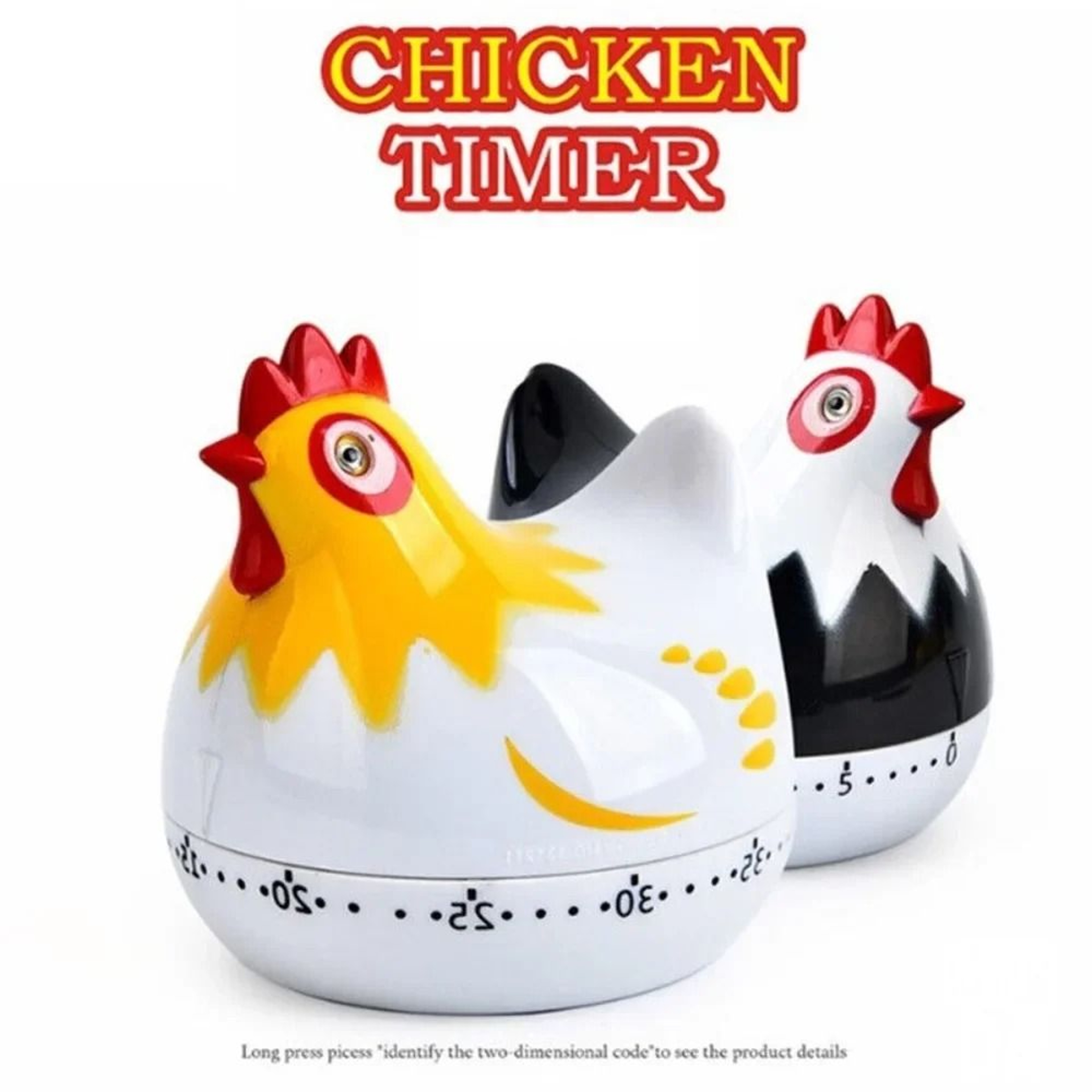 Chirpy Chicken Kitchen Timer With 60Minute Countdown 0
