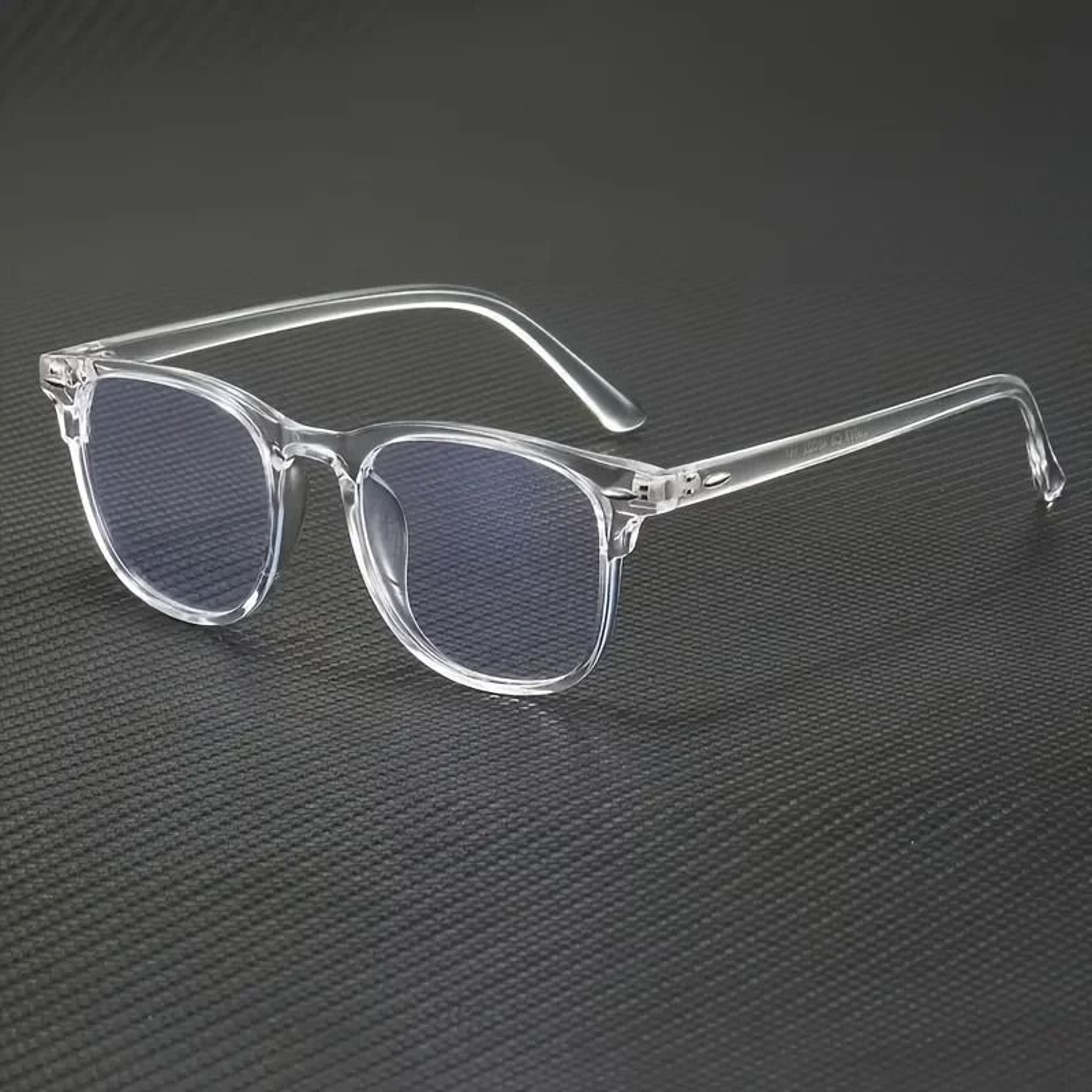 ClearView Transparent Blue Light Glasses With Trendy Square Frames 6