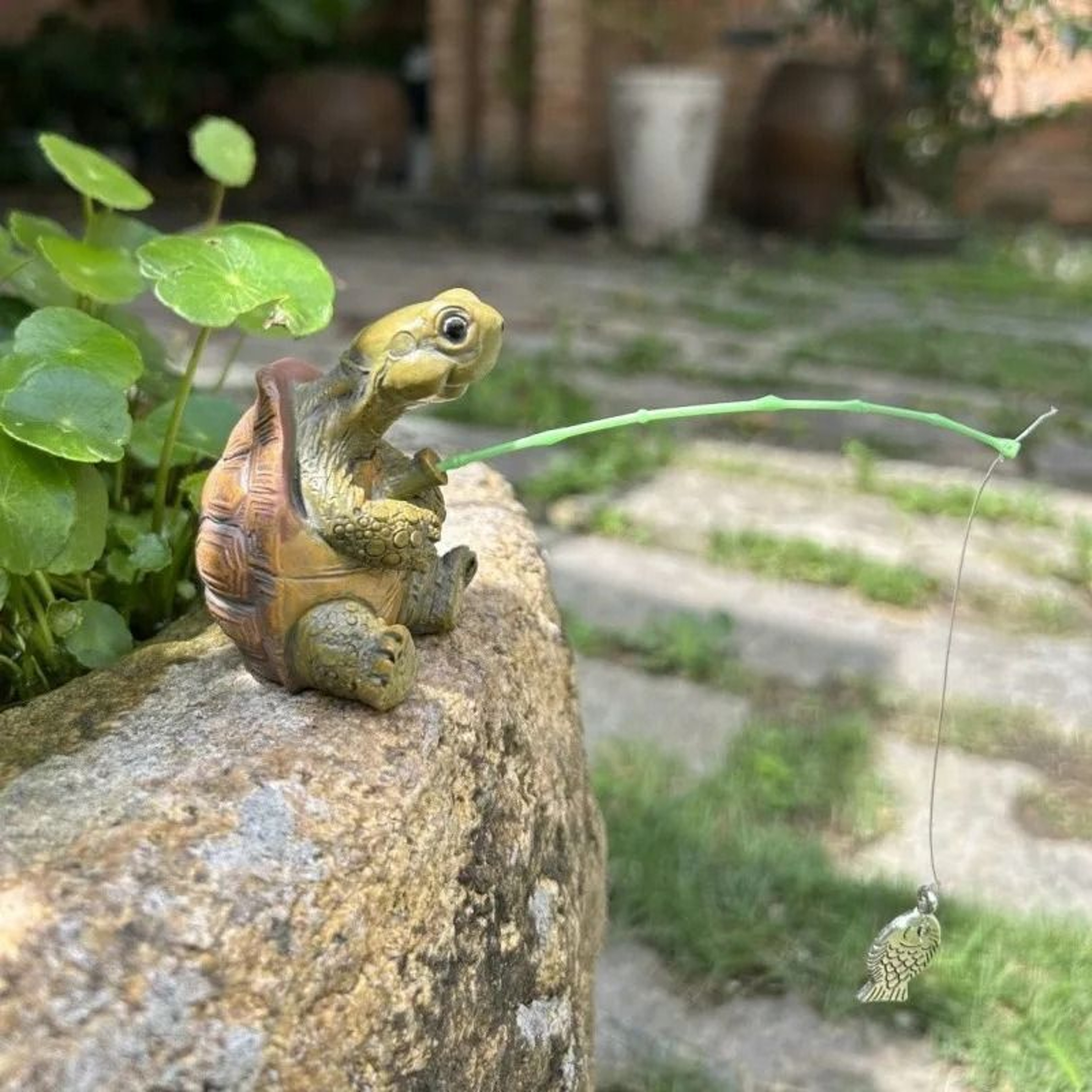 PondPal Mini Turtle Figurine For Whimsical Garden Pond Decor 2