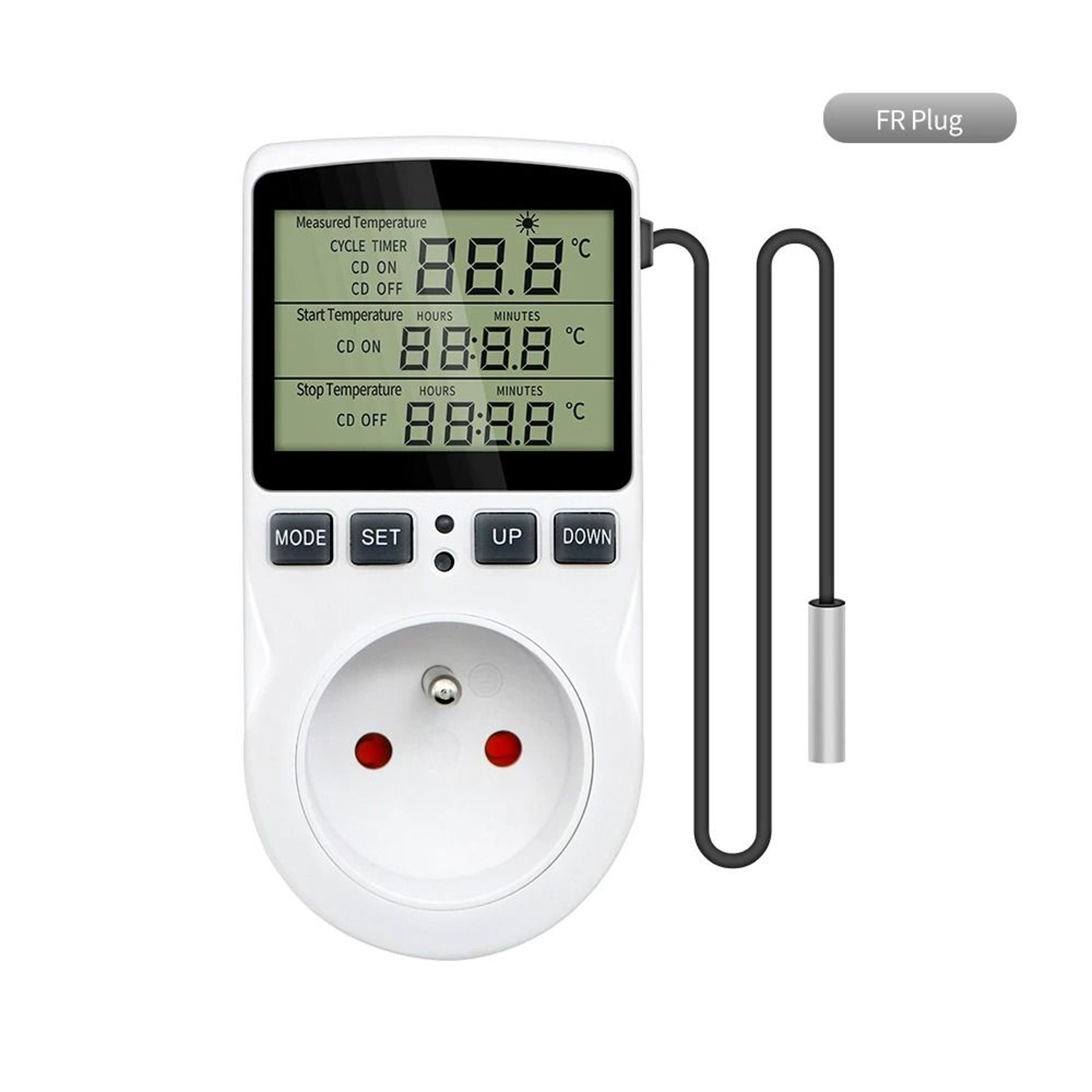 TempSchedule PlugIn Thermostat And Digital Temperature Controller 5