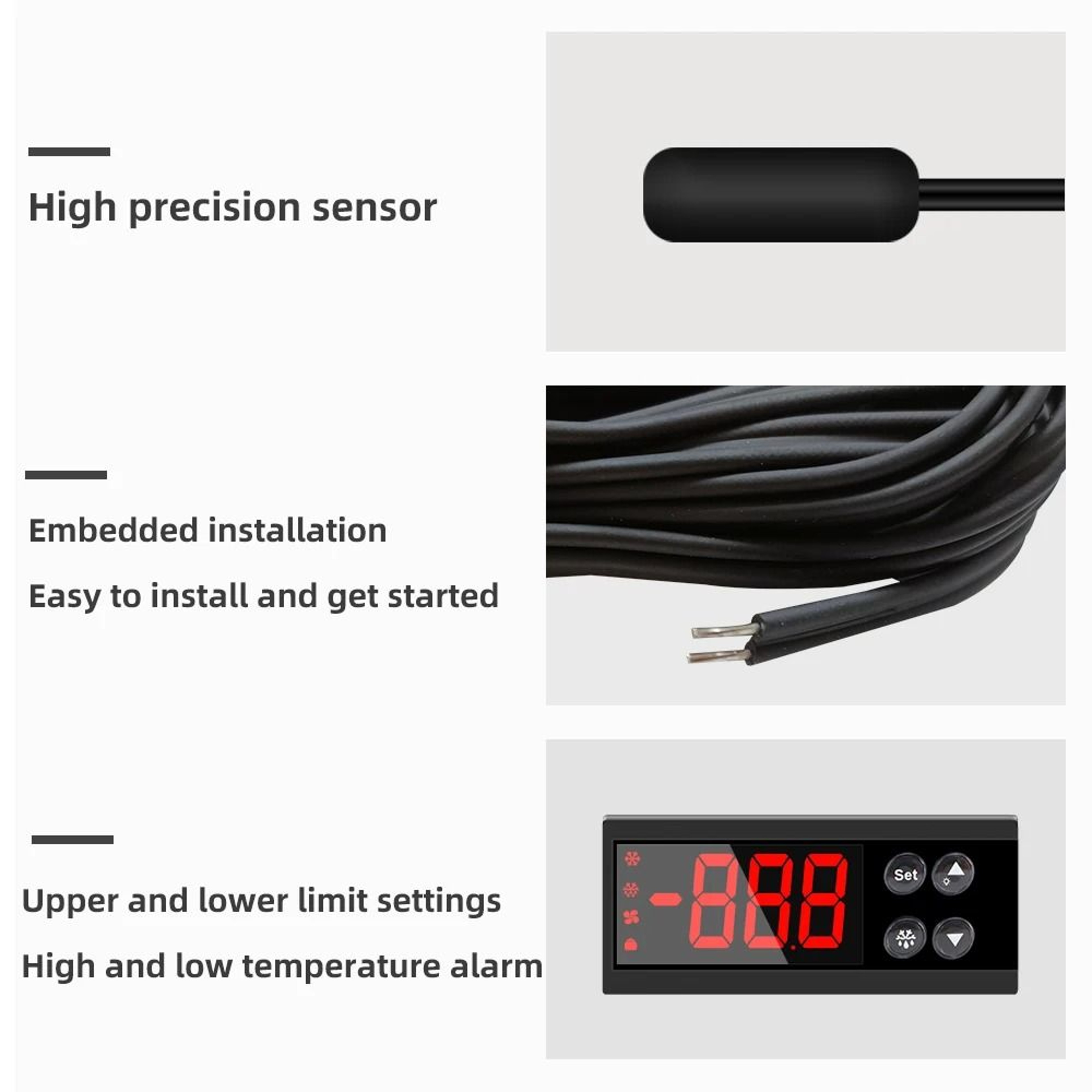 CoolGuard ECS961NEO Digital Temperature Controller For Heating And Cooling 4