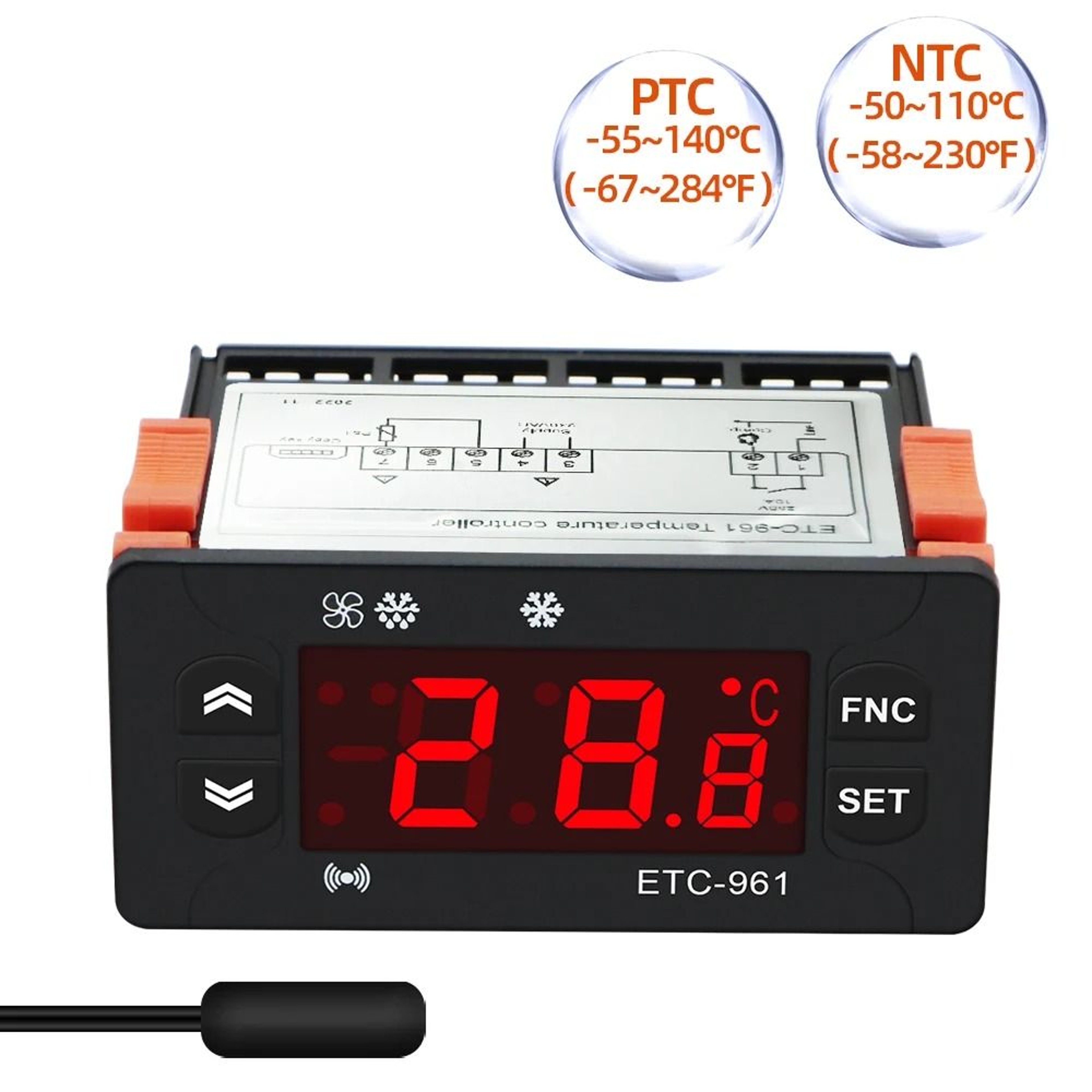 ChillGuard ETC961 Digital Temperature Controller And Refrigeration Thermostat 1