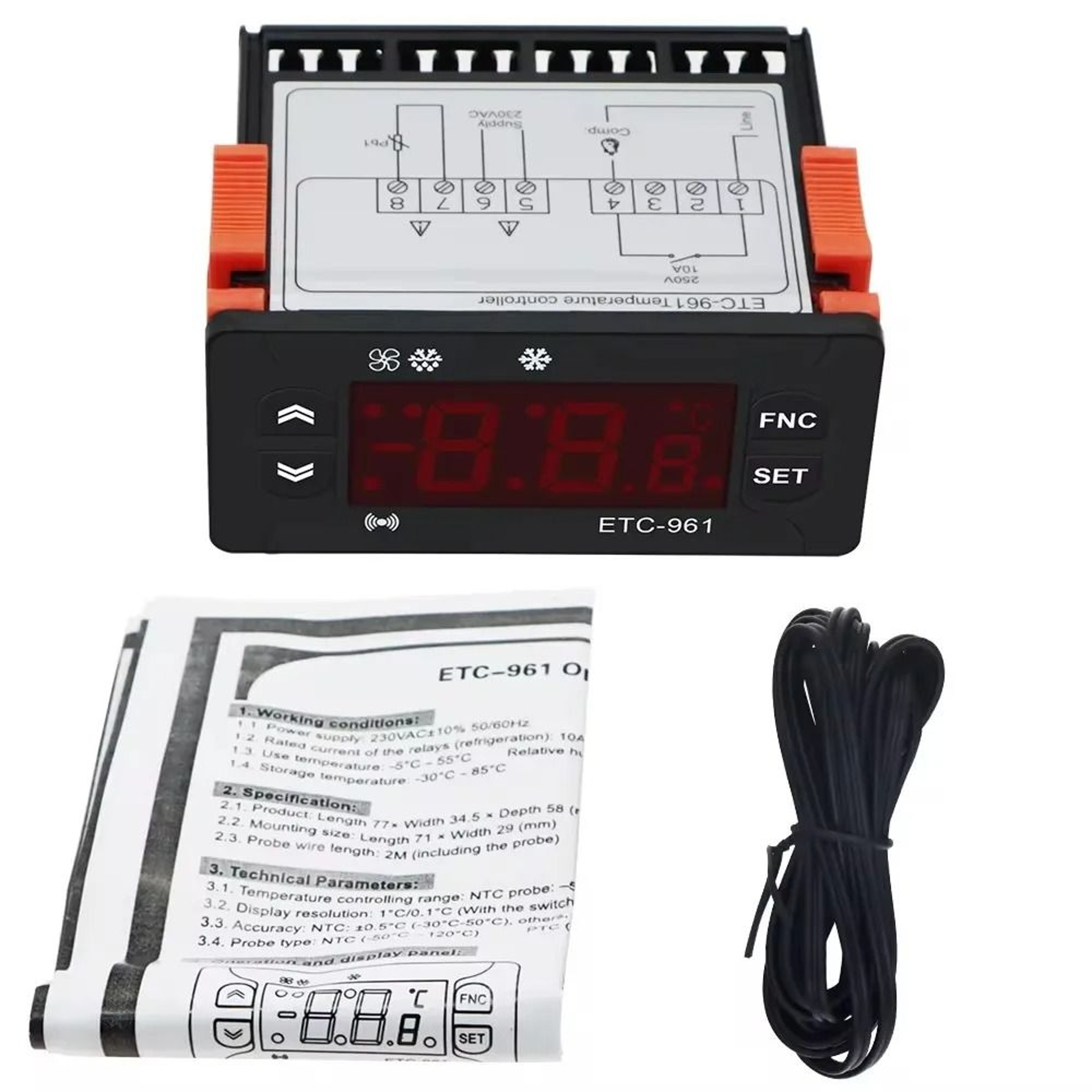 ChillGuard ETC961 Digital Temperature Controller And Refrigeration Thermostat 2
