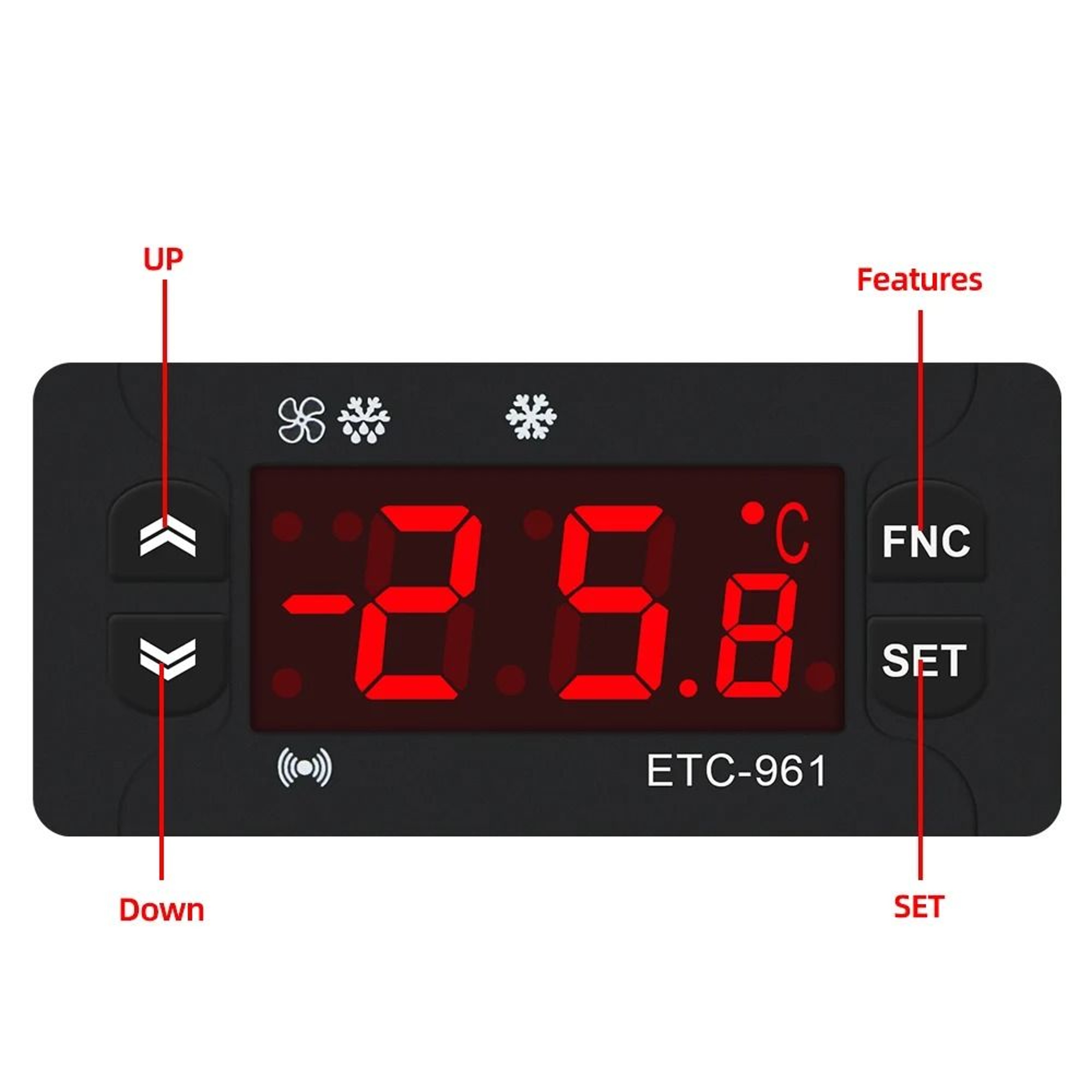 ChillGuard ETC961 Digital Temperature Controller And Refrigeration Thermostat 7