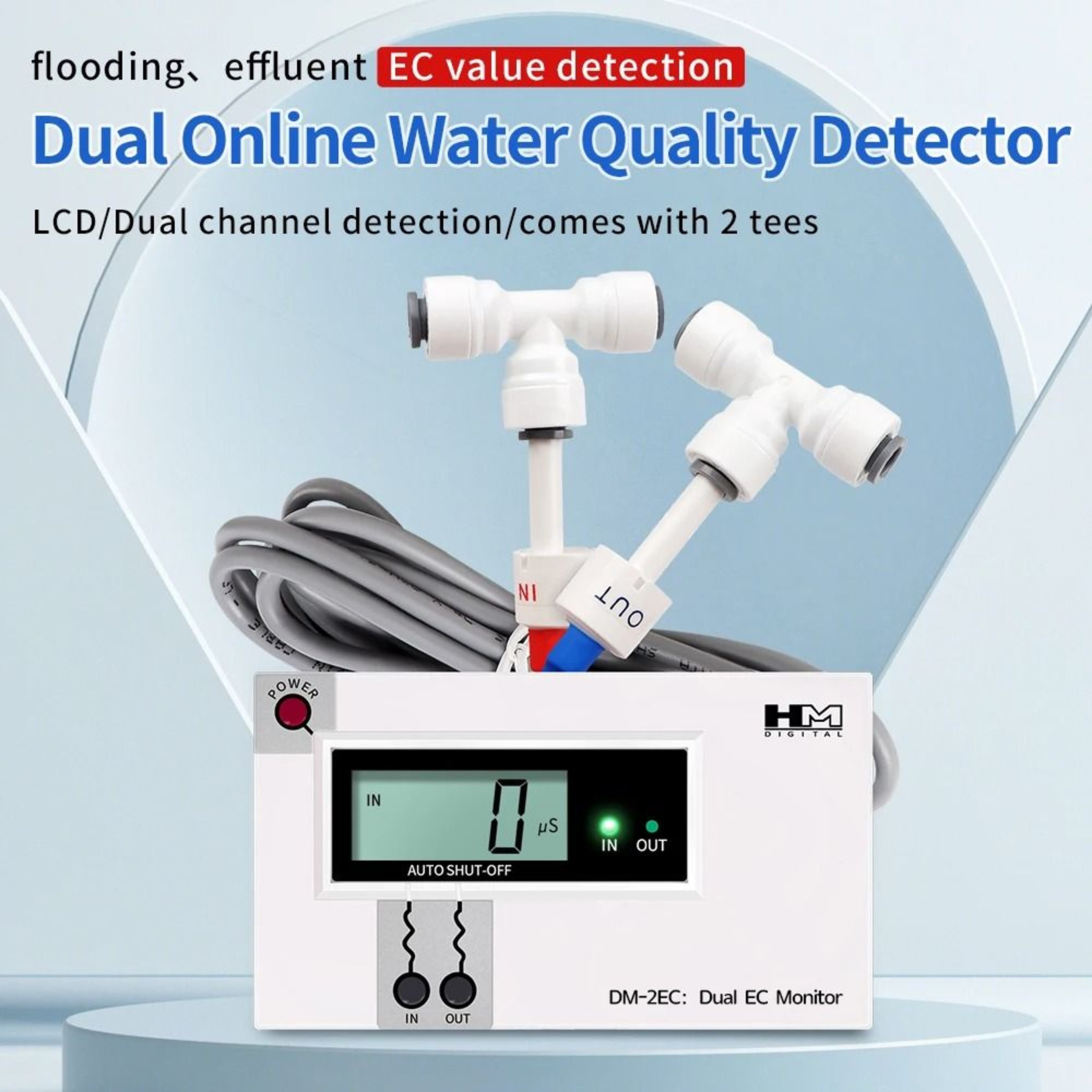 AquaCompare Dual Probe TDS Meter And Inline Water Quality Monitor 5