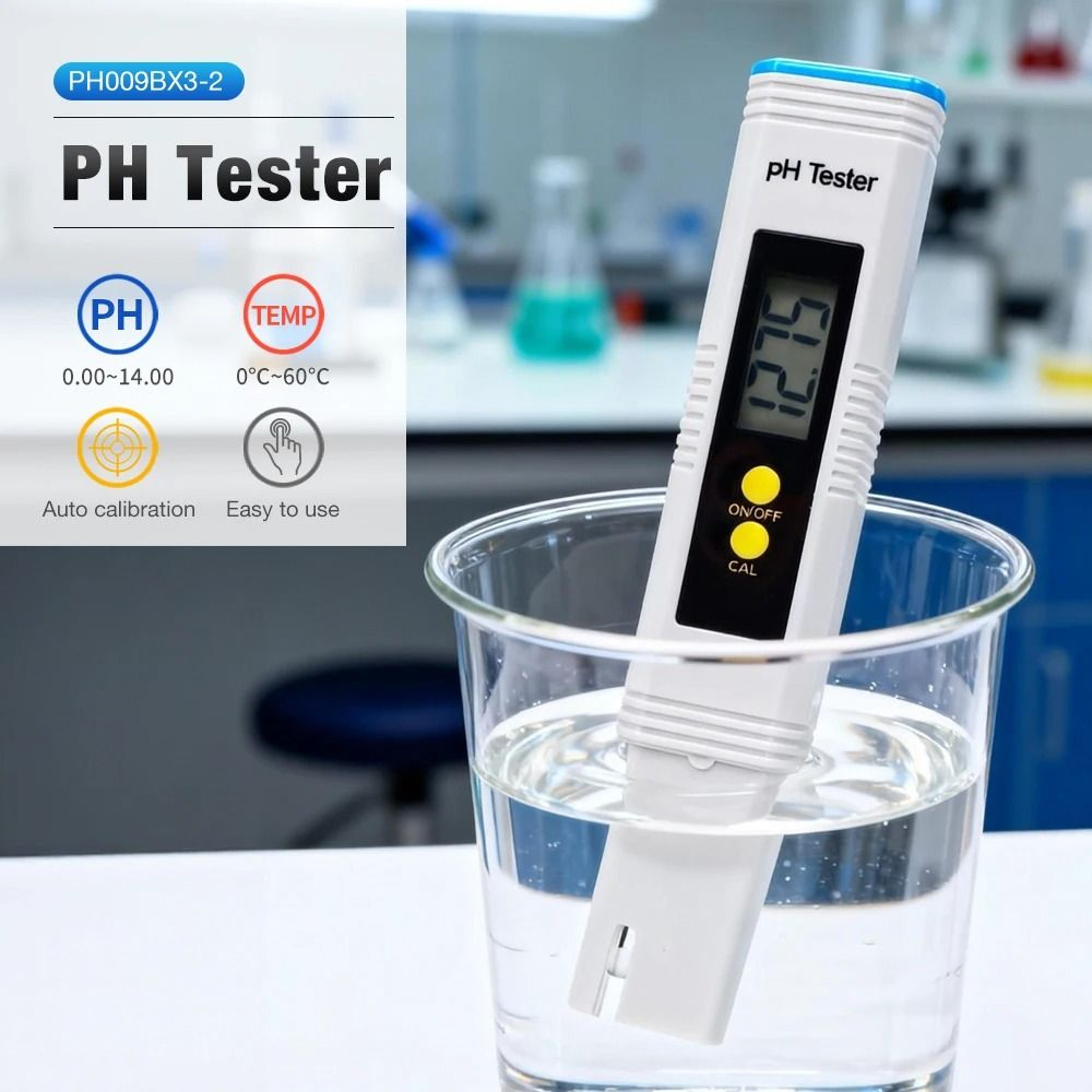 AquaCheck Digital PH Meter And 001 PH Water Tester 0