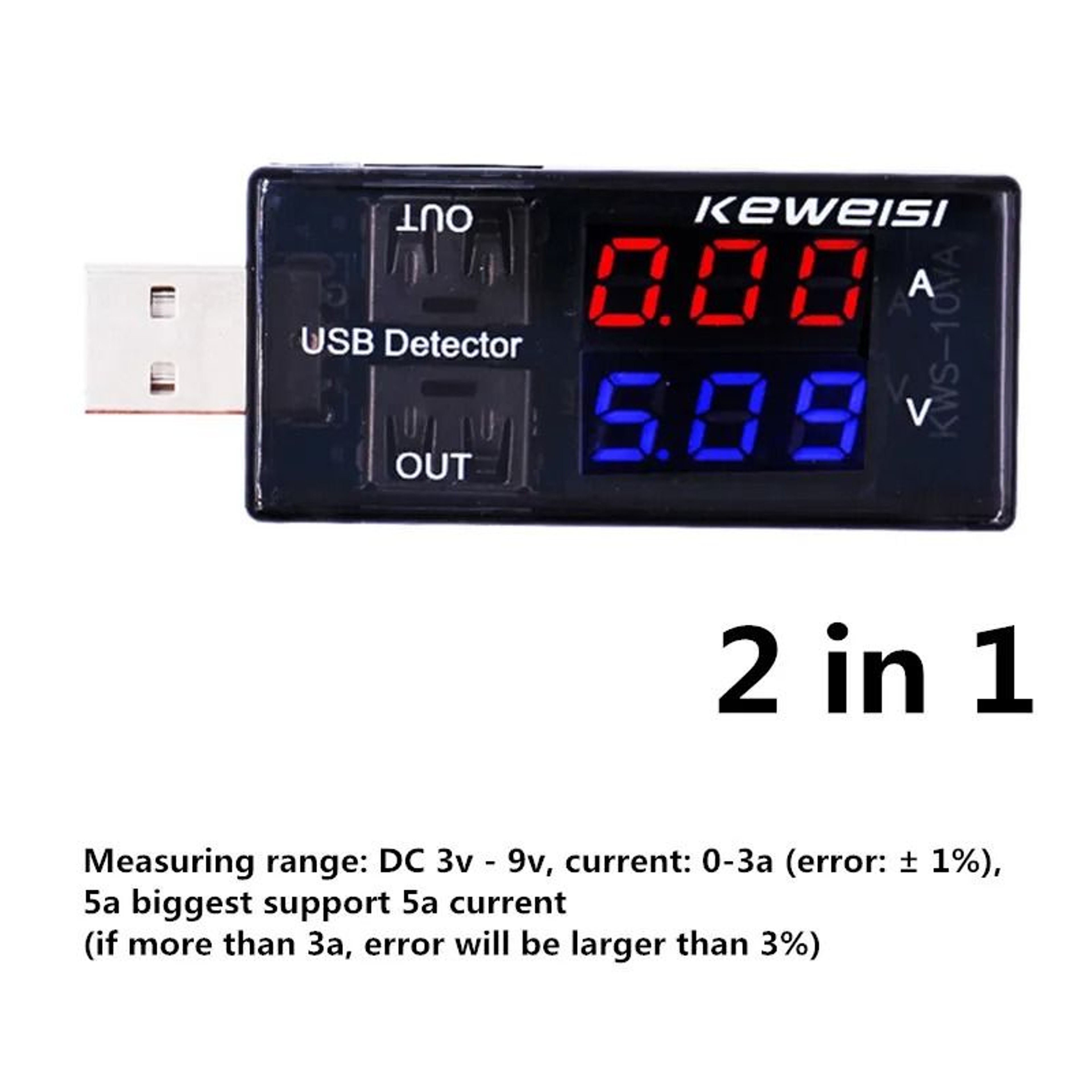 VoltCheck Mini USB Voltage And Current Tester 3