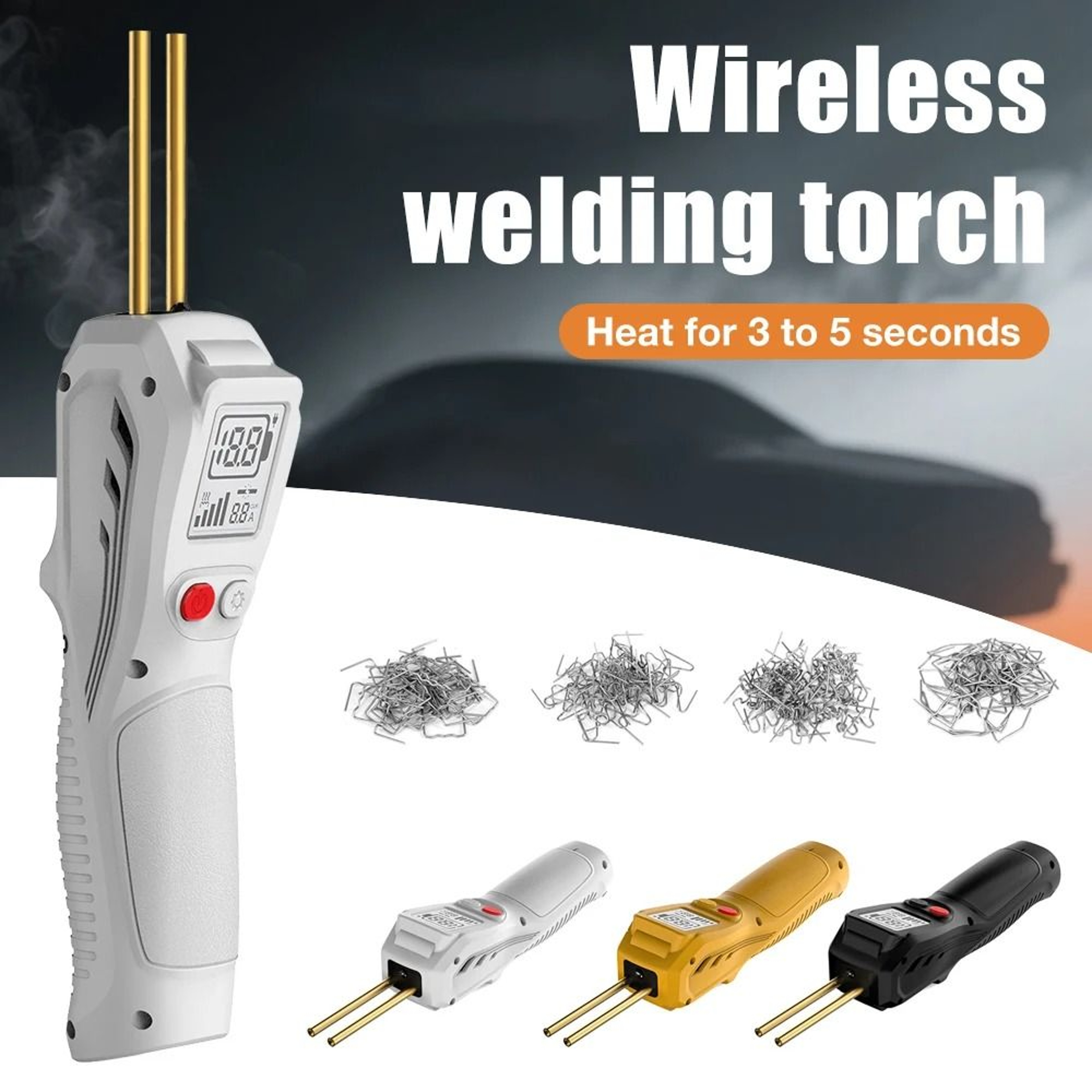 FixPro 500W Cordless Plastic Welding Gun Kit 6