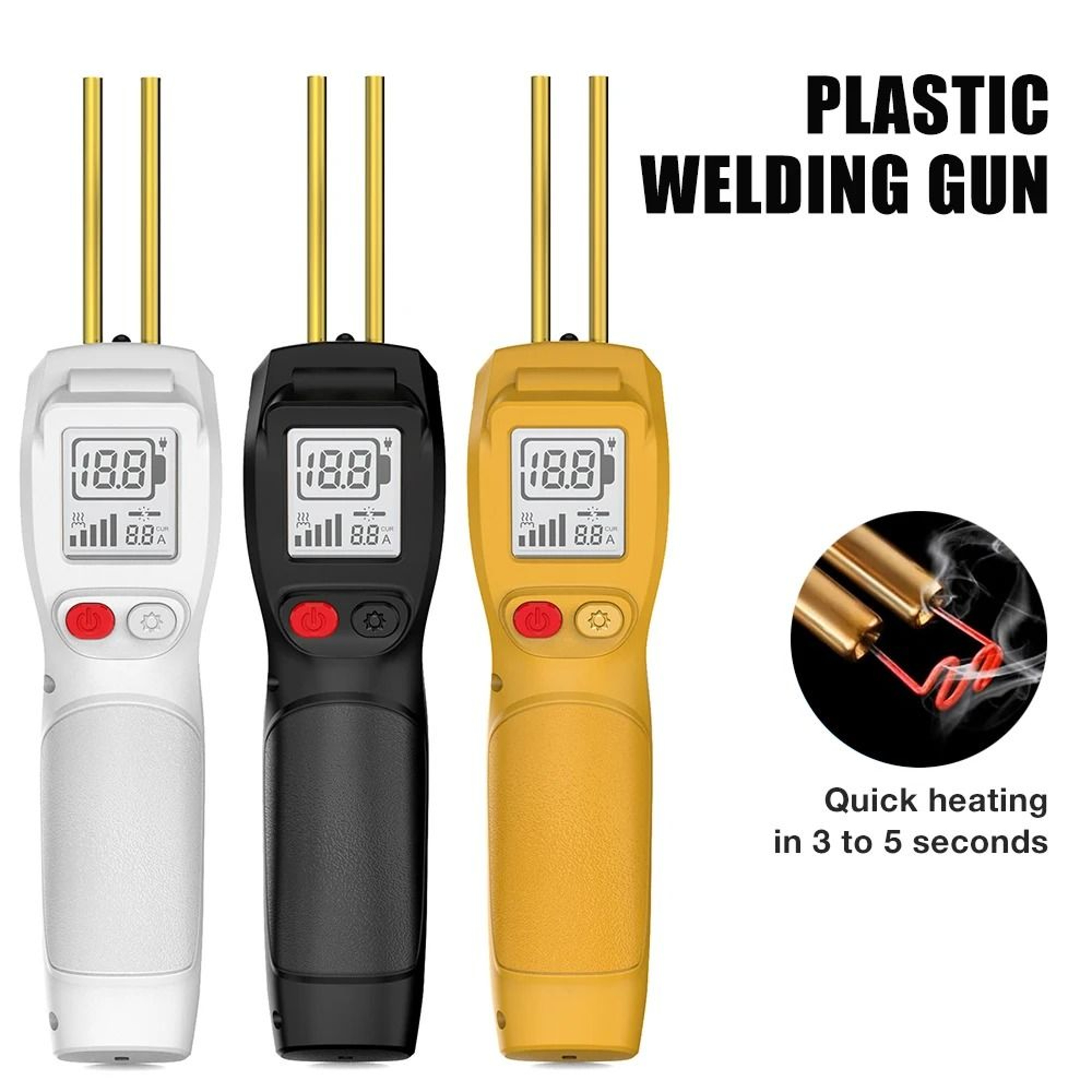 FixPro 500W Cordless Plastic Welding Gun Kit 9