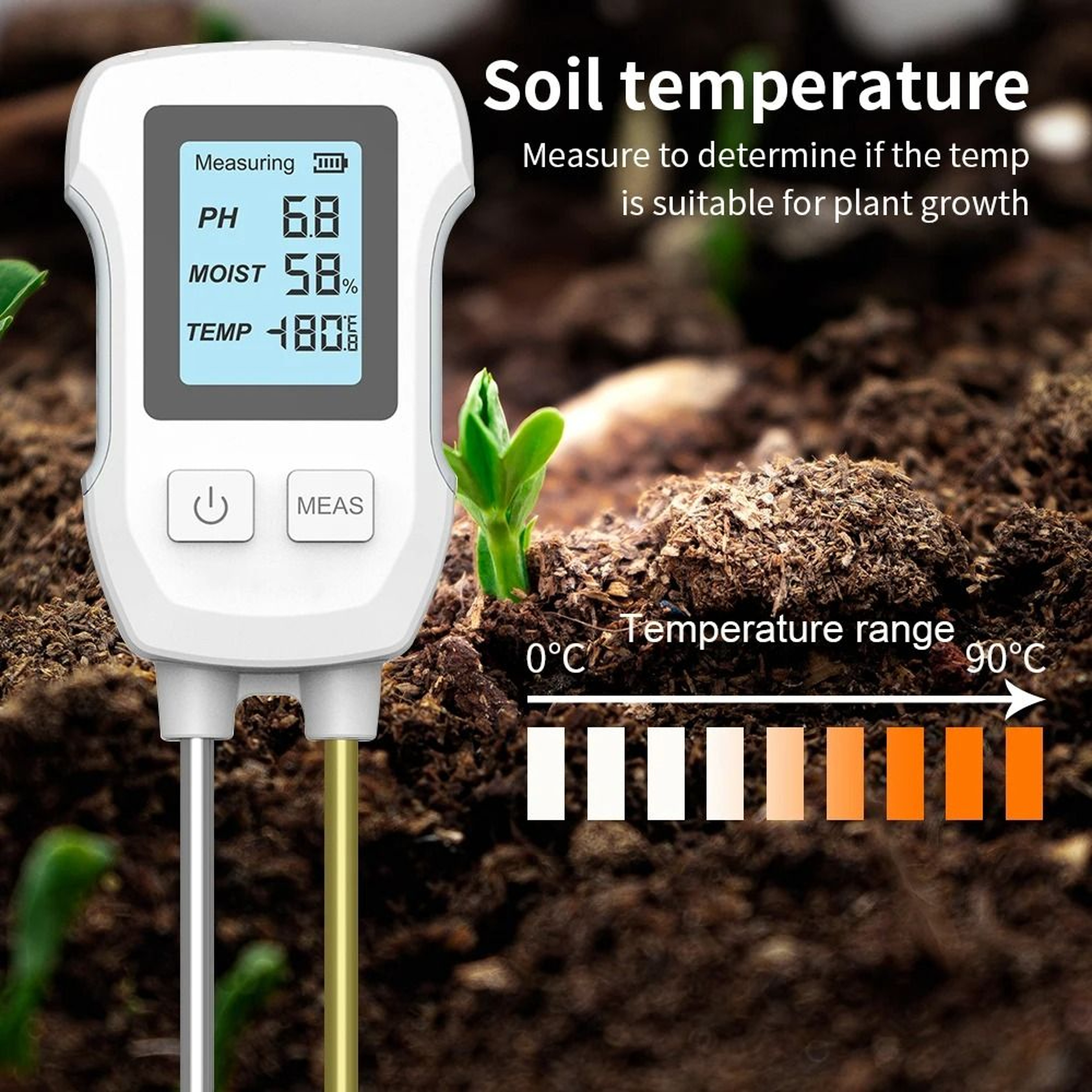 GrowGuide 3 In 1 Soil Meter For PH Moisture And Temperature 6