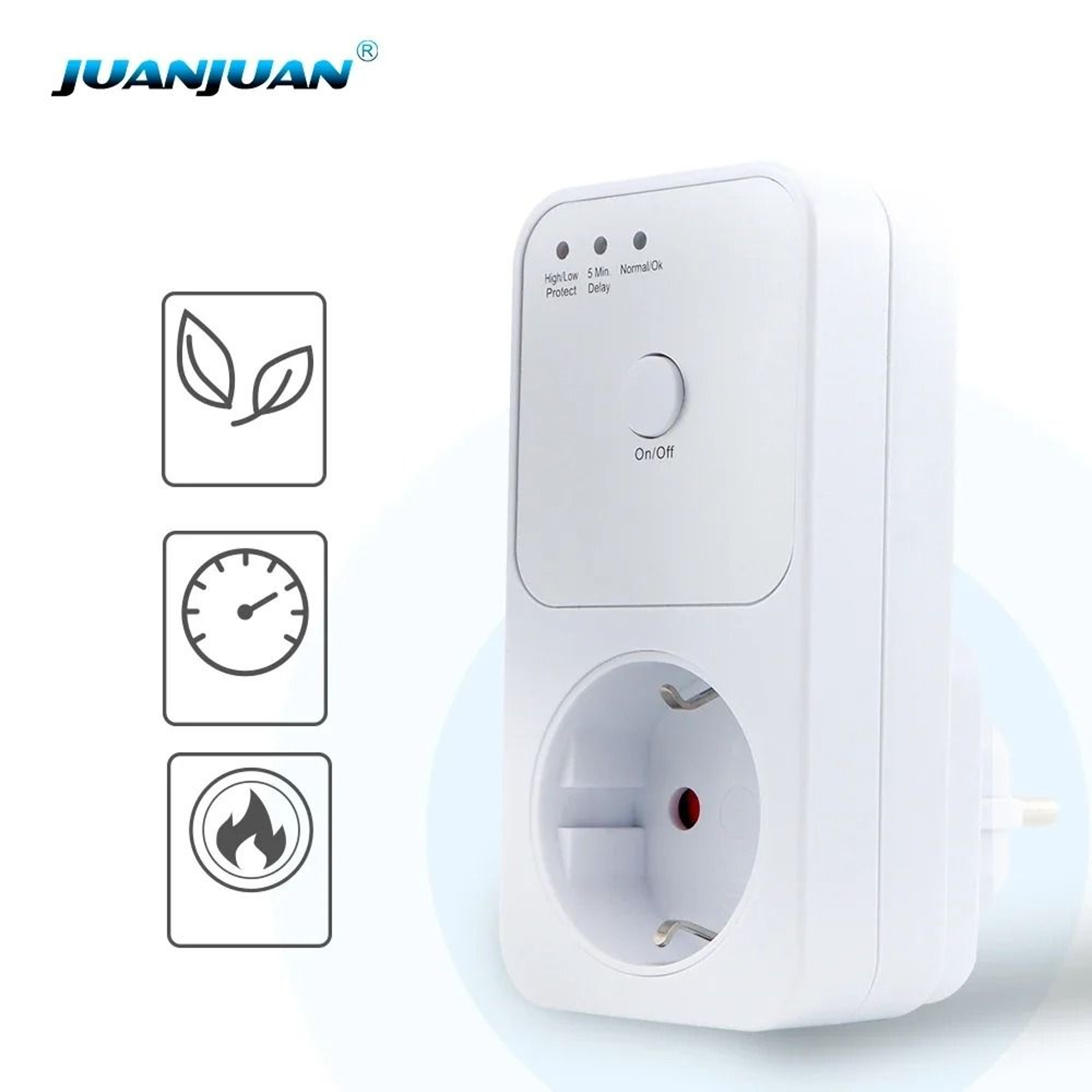 FridgeGuard 220V Refrigerator Voltage Protector With EU Plug 10