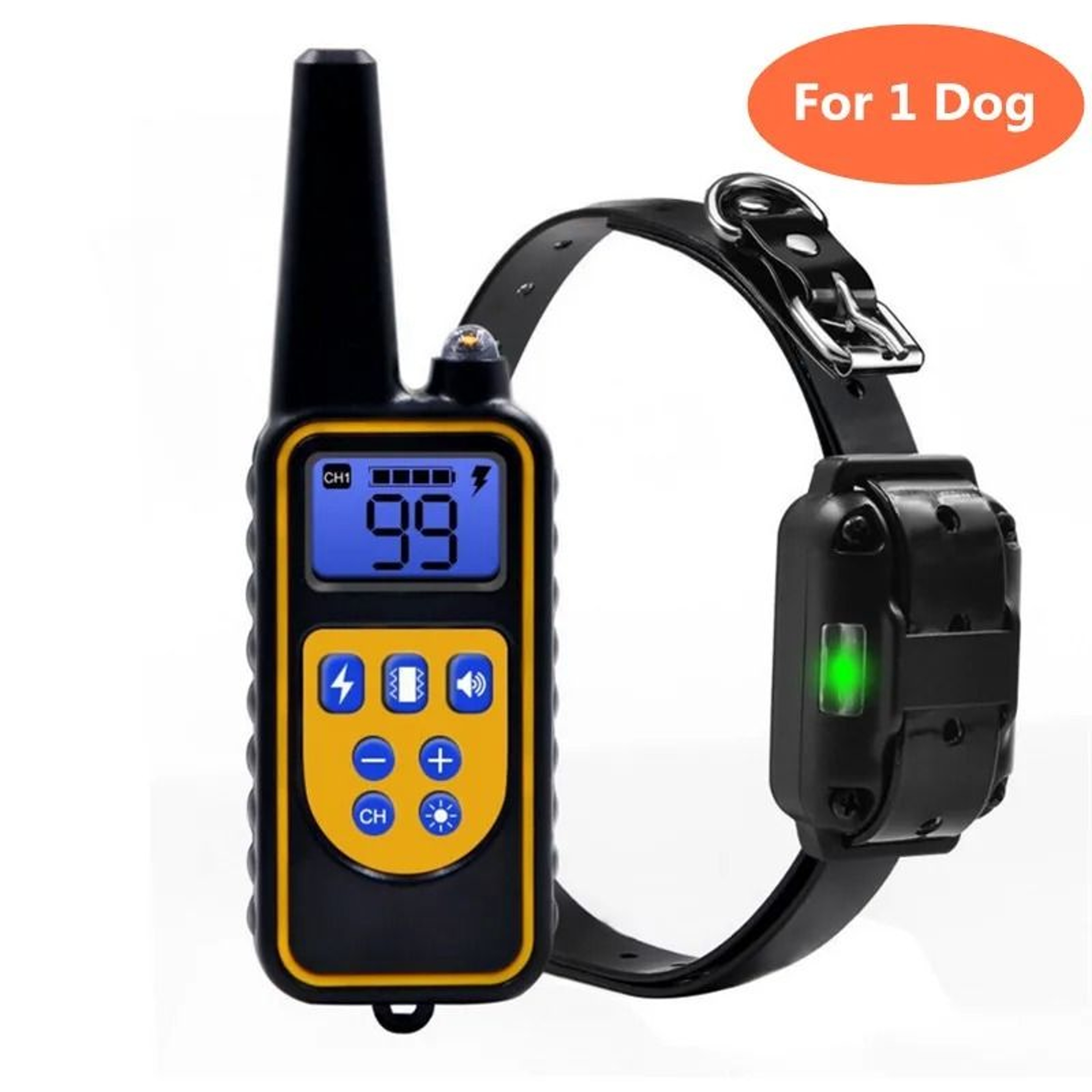 GuidePro 800m Remote Dog Training Collar With Sound And Vibration 1