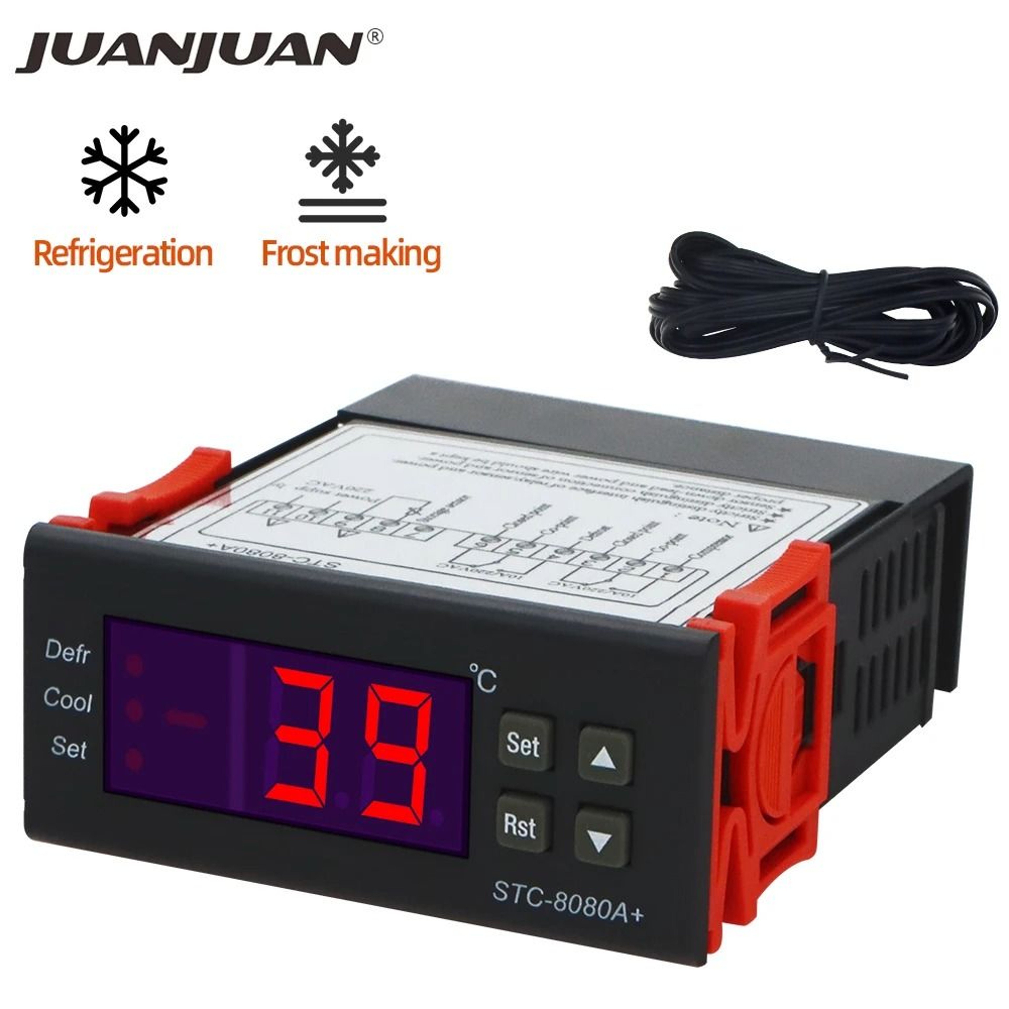 STC8080A Digital Temperature Controller And Refrigeration Thermostat 12