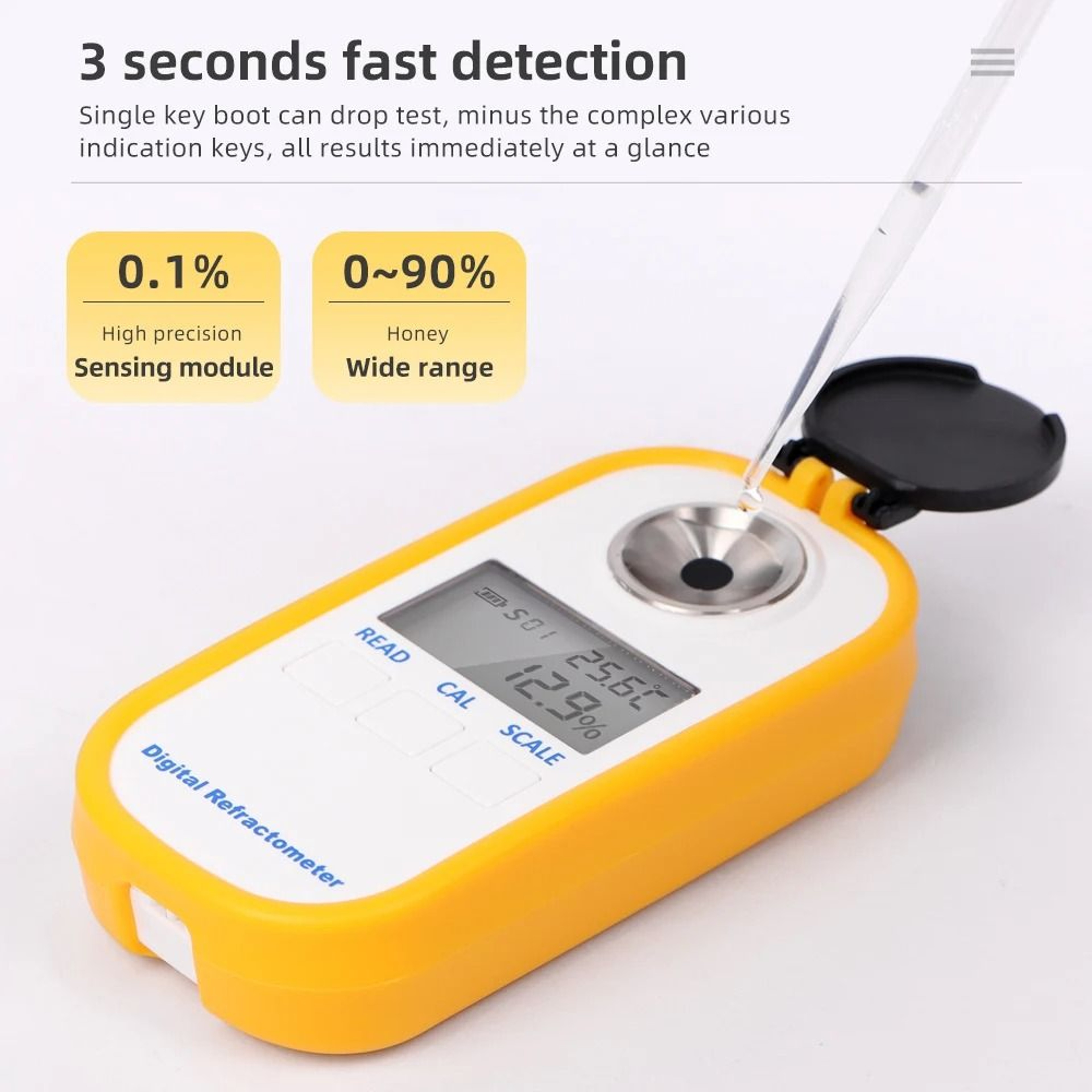 SweetCheck Digital Refractometer And Brix Meter For Honey Juice And Syrup 5